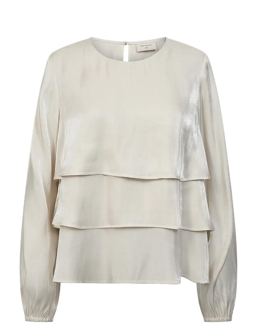 FREE/QUENT - FQTALIA-BLOUSE - långärmade blusar - moonbeam - 0