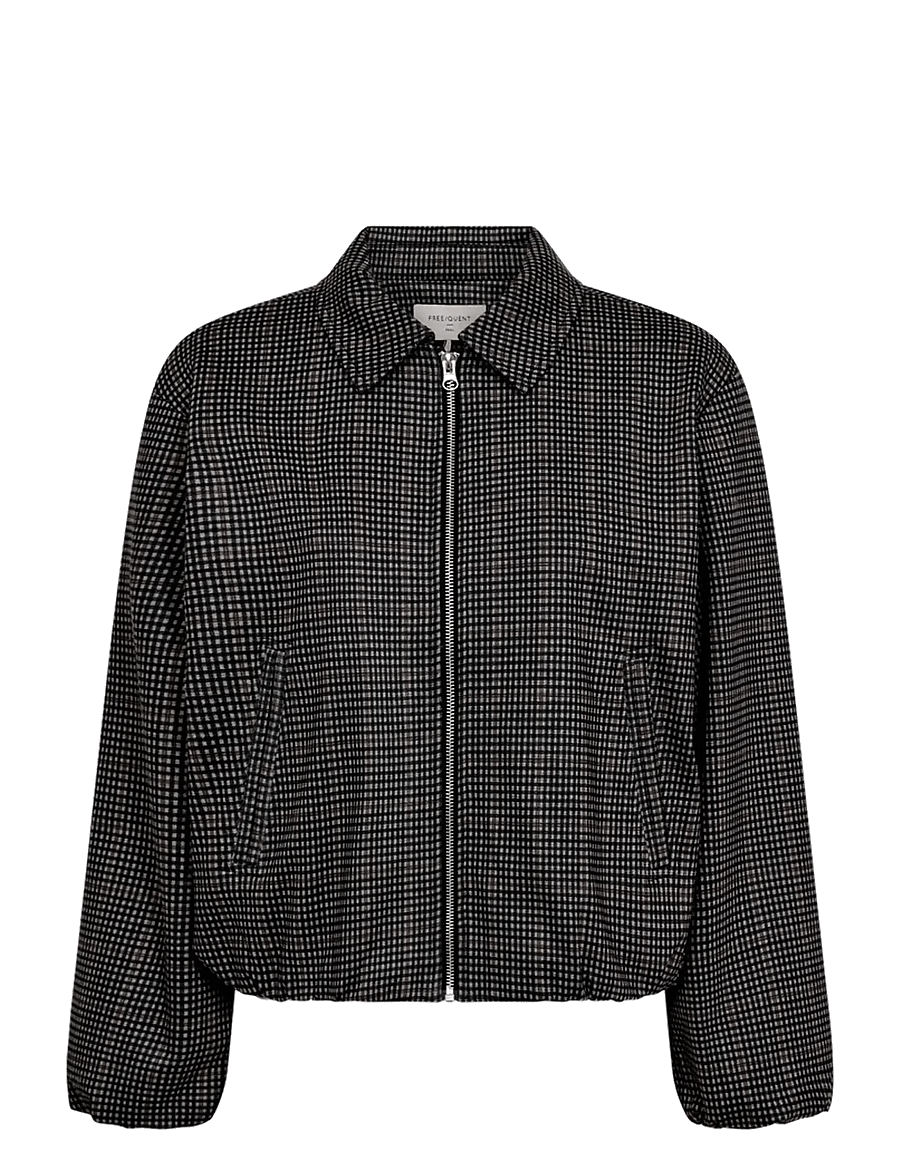 FREE/QUENT - FQNADUVA-JACKET - black w. desert taupe - 1