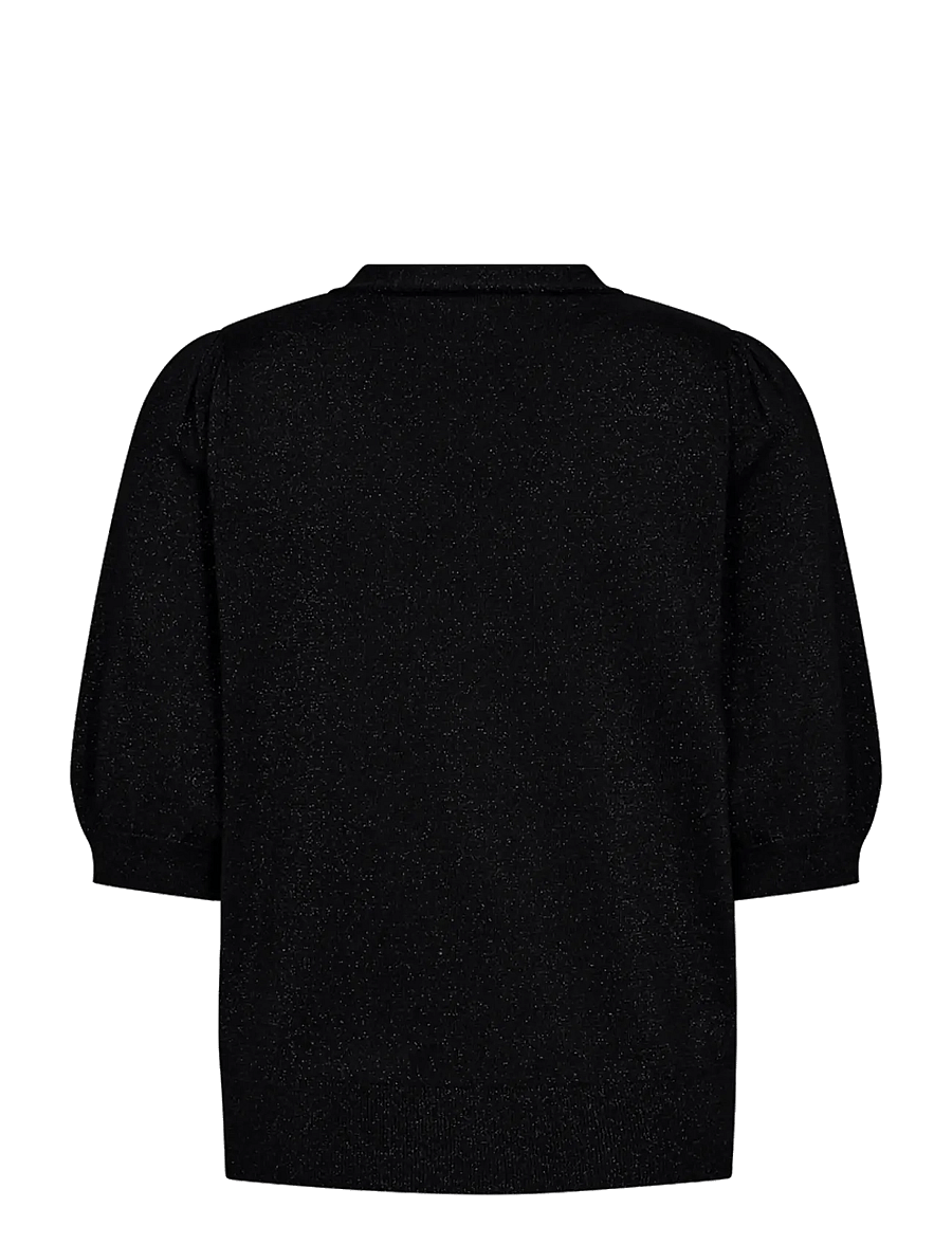 FREE/QUENT - FQHAZY-PULLOVER - black w. black metallic - 1