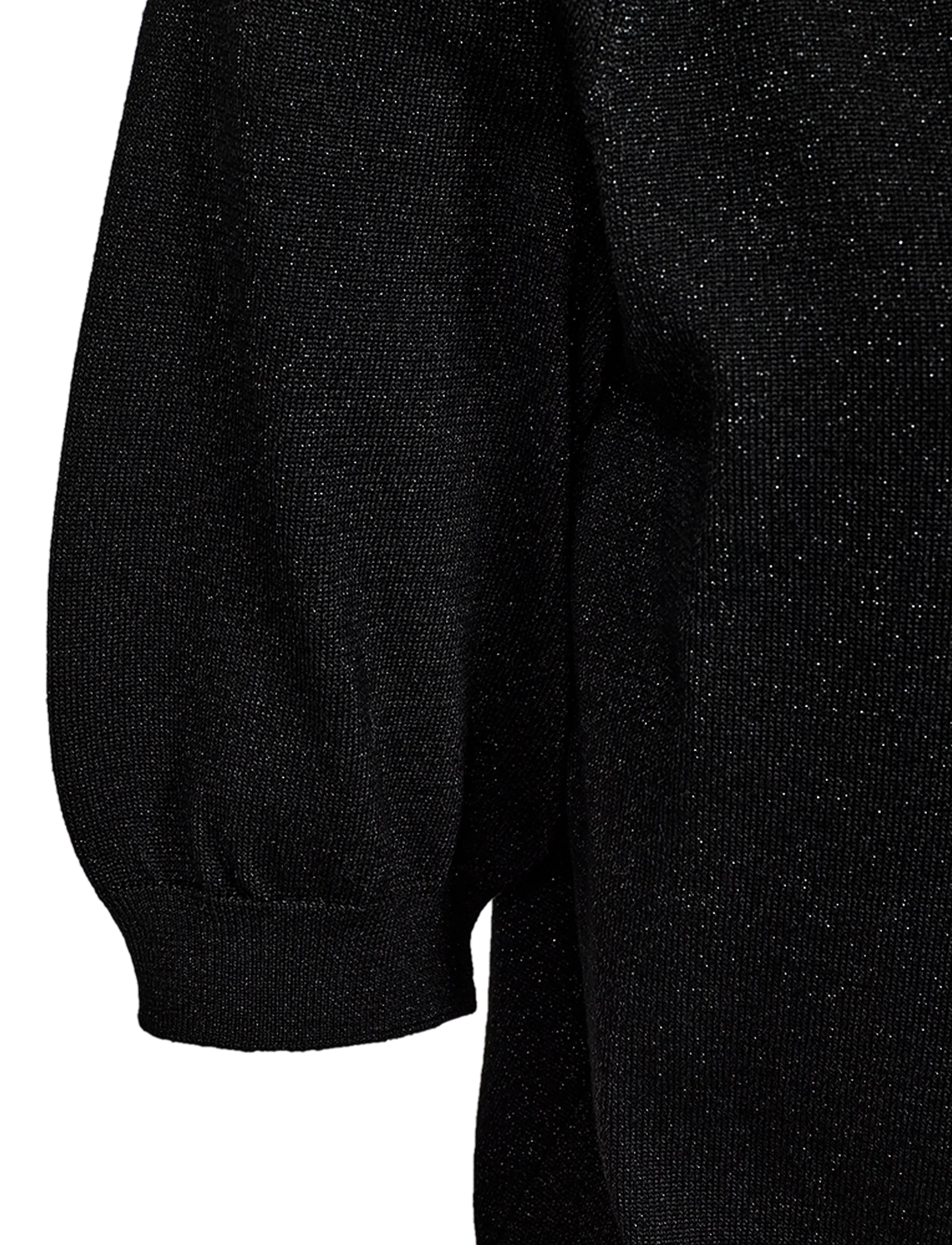 FREE/QUENT - FQHAZY-PULLOVER - black w. black metallic - 2