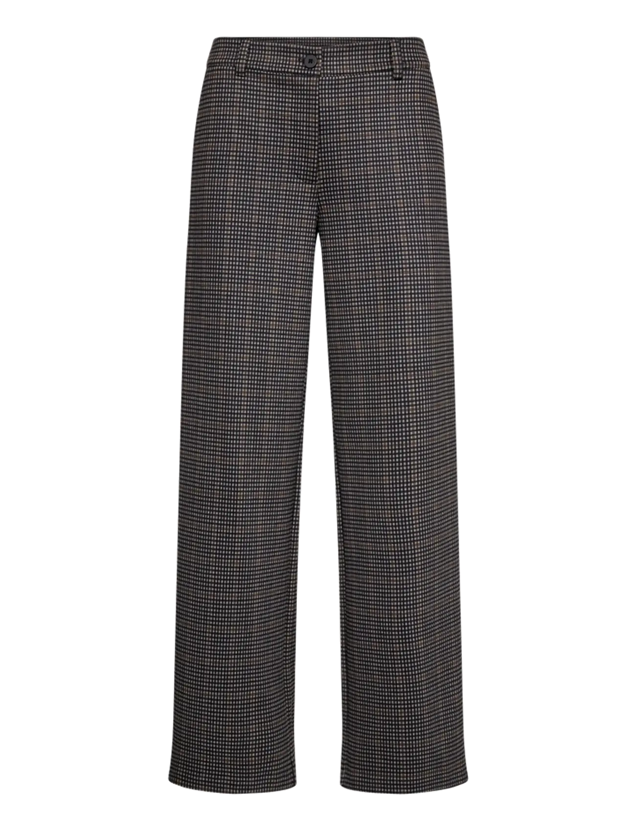 FREE/QUENT - FQNADUVA-PANTS - black w. desert taupe - 1