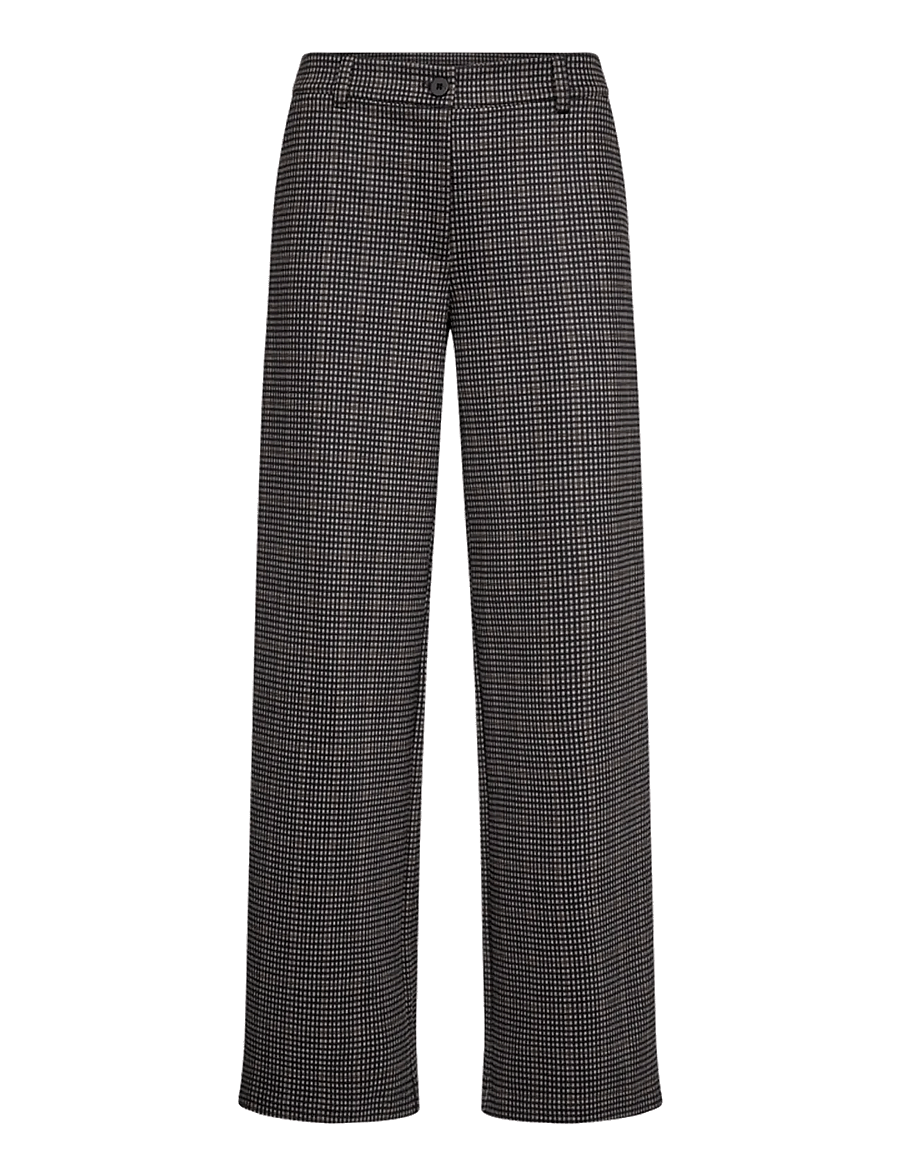 FREE/QUENT - FQNADUVA-PANTS - sirged püksid - black w. desert taupe - 1