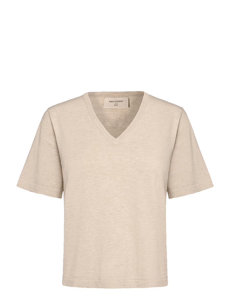FREE/QUENT - FQROSE-PULLOVER - striktrøjer - moonbeam - 0