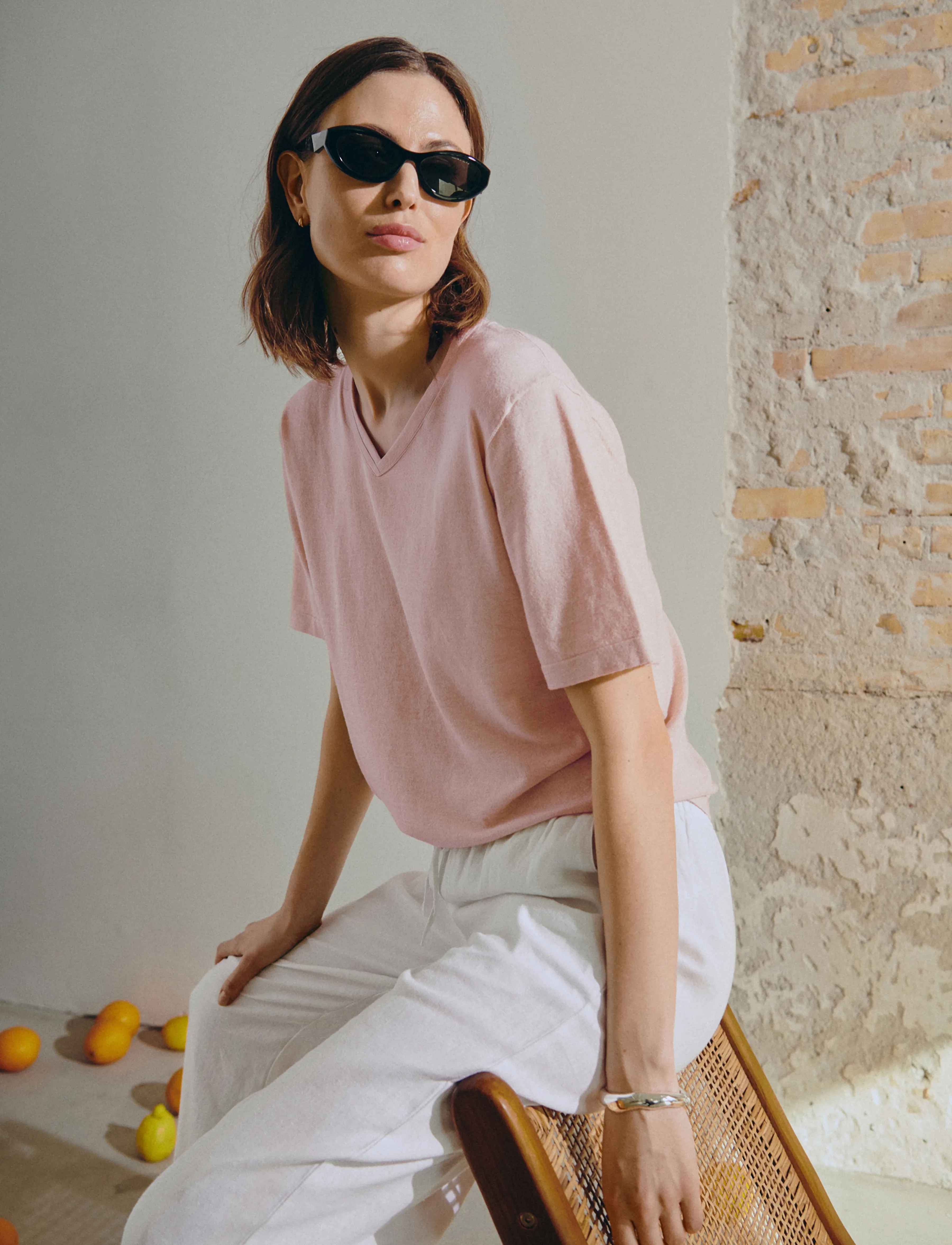 FREE/QUENT - FQROSE-PULLOVER - striktrøjer - pale mauve - 0