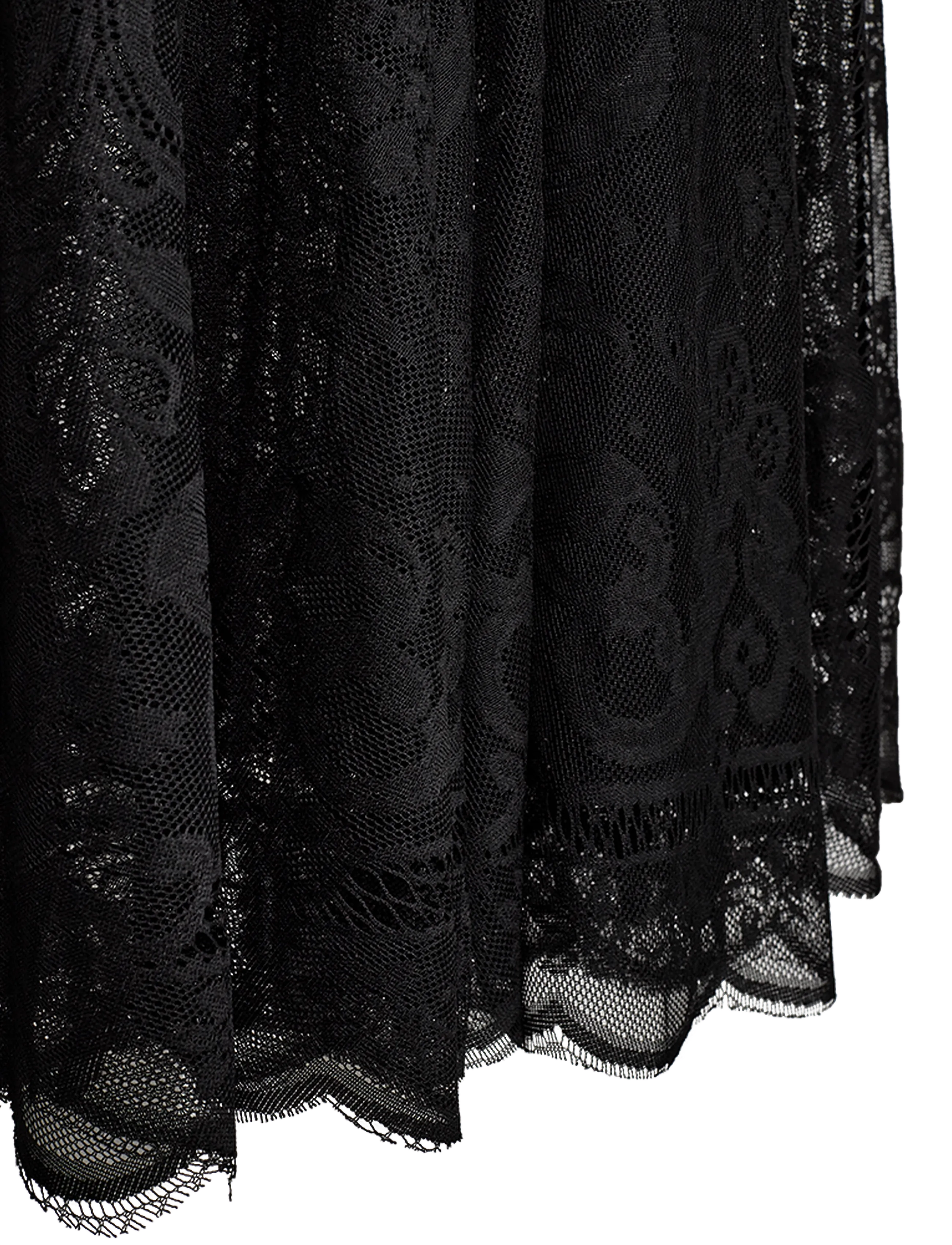 FREE/QUENT - FQROUND-SKIRT - midi-röcke - black - 2