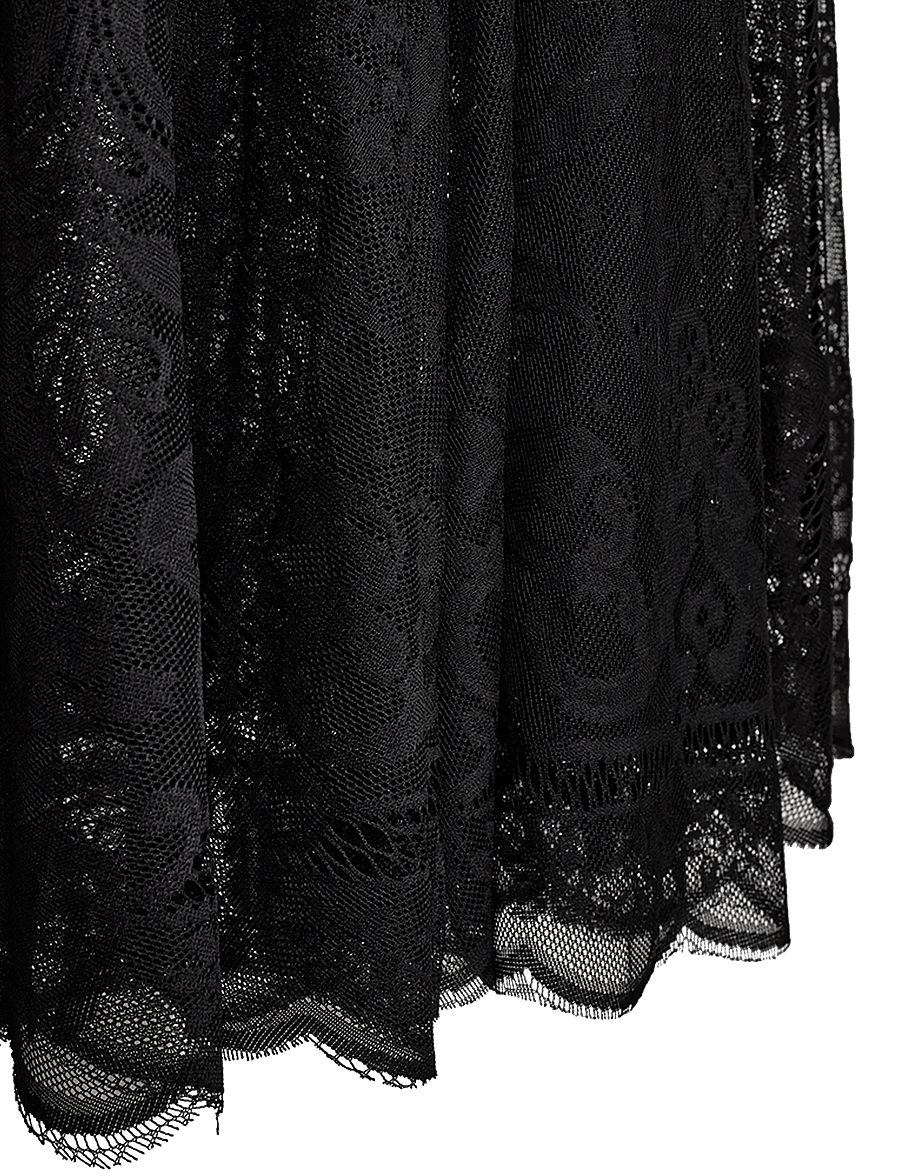 FREE/QUENT - FQROUND-SKIRT - midi-röcke - black - 2
