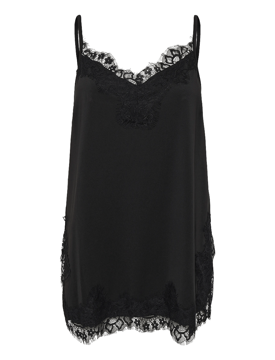 FREE/QUENT - FQBICCO-TOP - Ärmellose tops - black - 0
