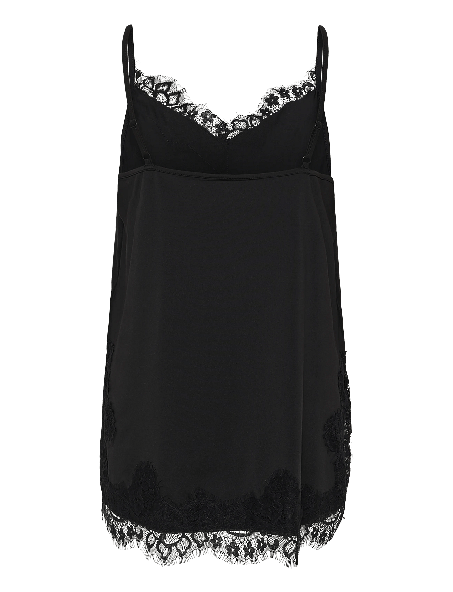 FREE/QUENT - FQBICCO-TOP - Ärmellose tops - black - 1