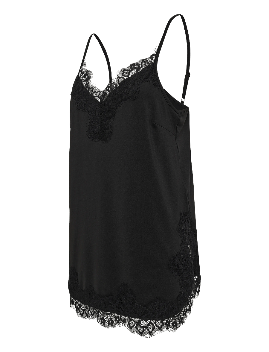 FREE/QUENT - FQBICCO-TOP - Ärmellose tops - black - 2