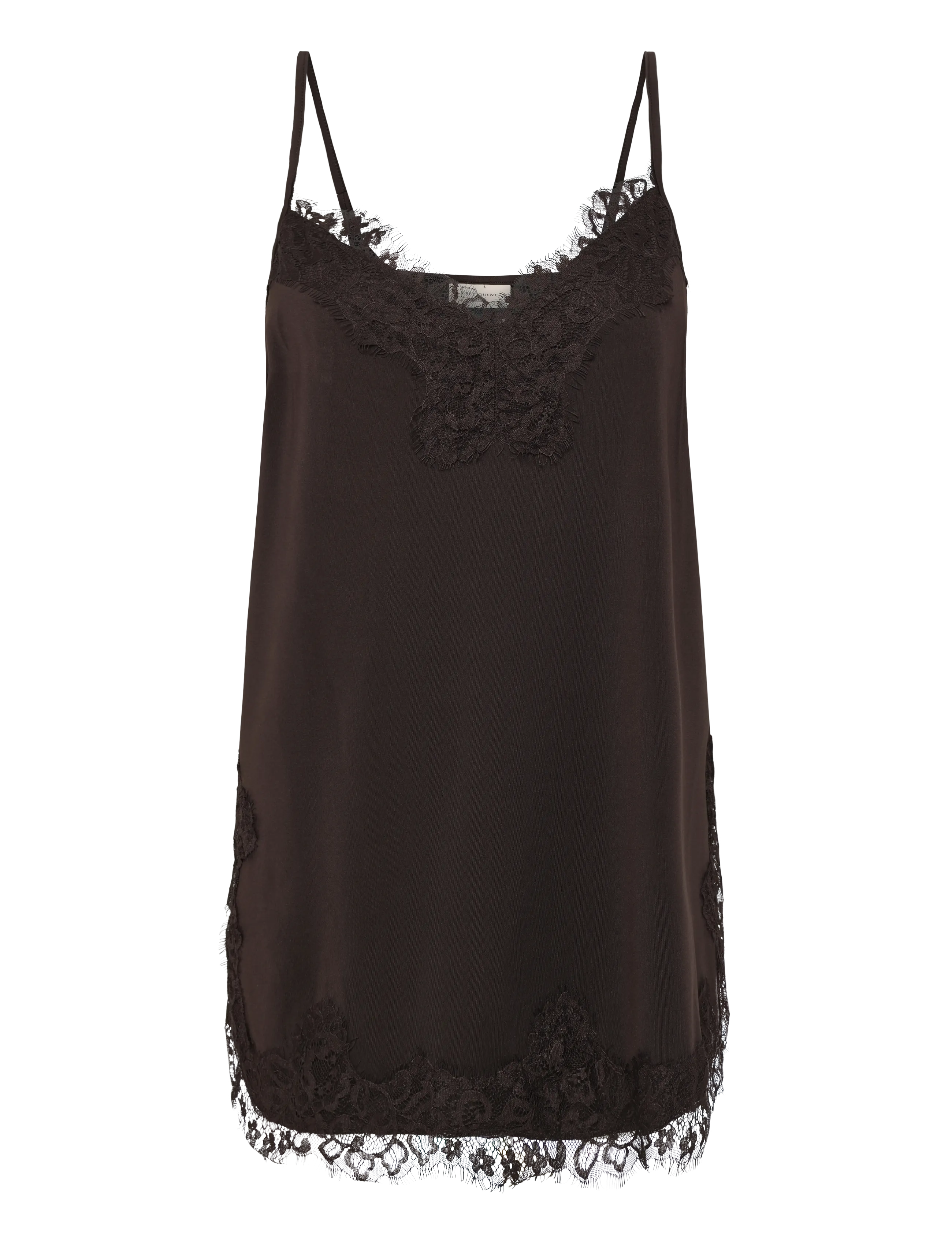 FREE/QUENT FQBICCO-TOP - T-shirts & Toppar - MOLE / brown