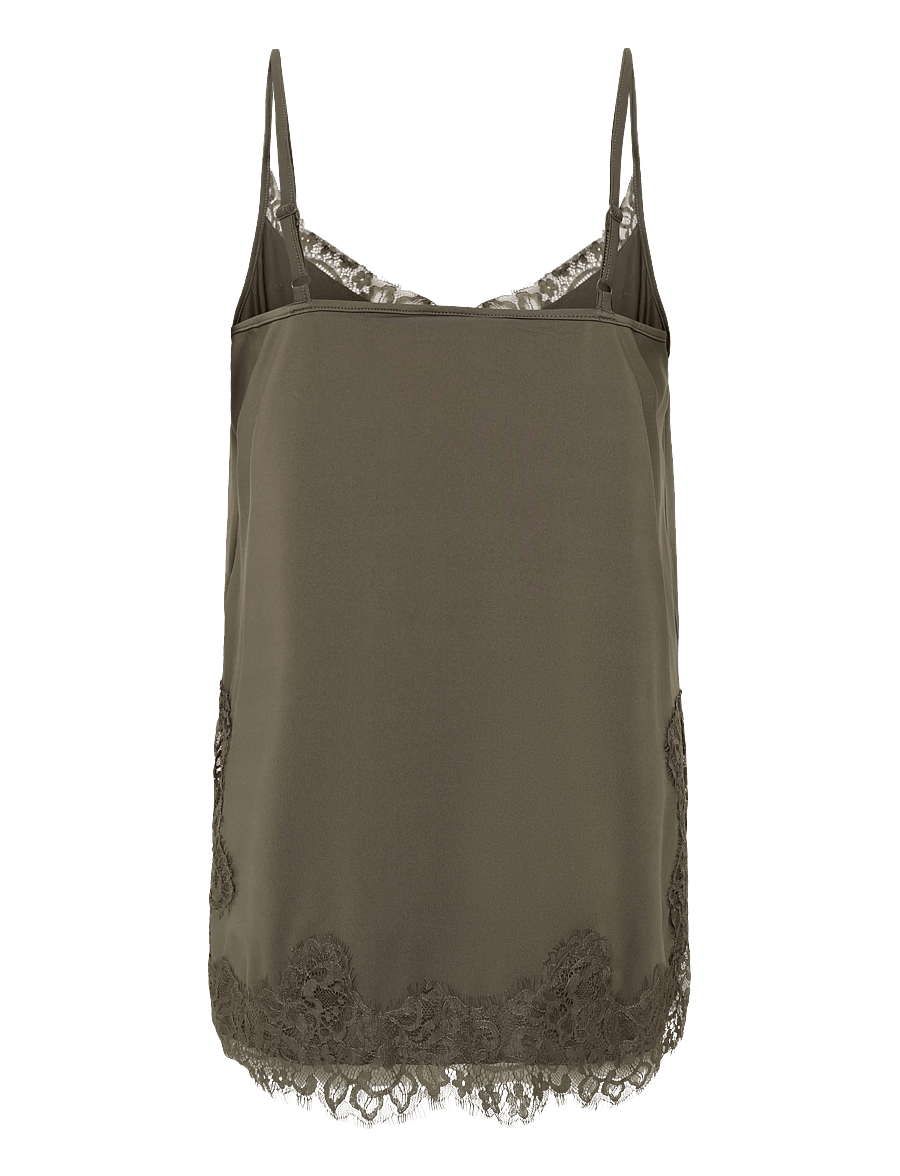 FREE/QUENT - FQBICCO-TOP - Ärmellose tops - morel - 1