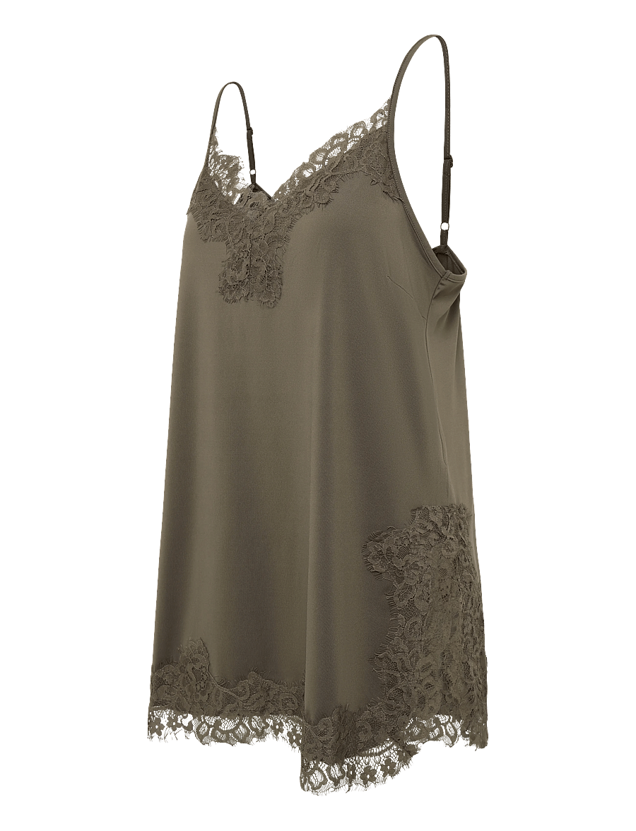 FREE/QUENT - FQBICCO-TOP - Ärmellose tops - morel - 2