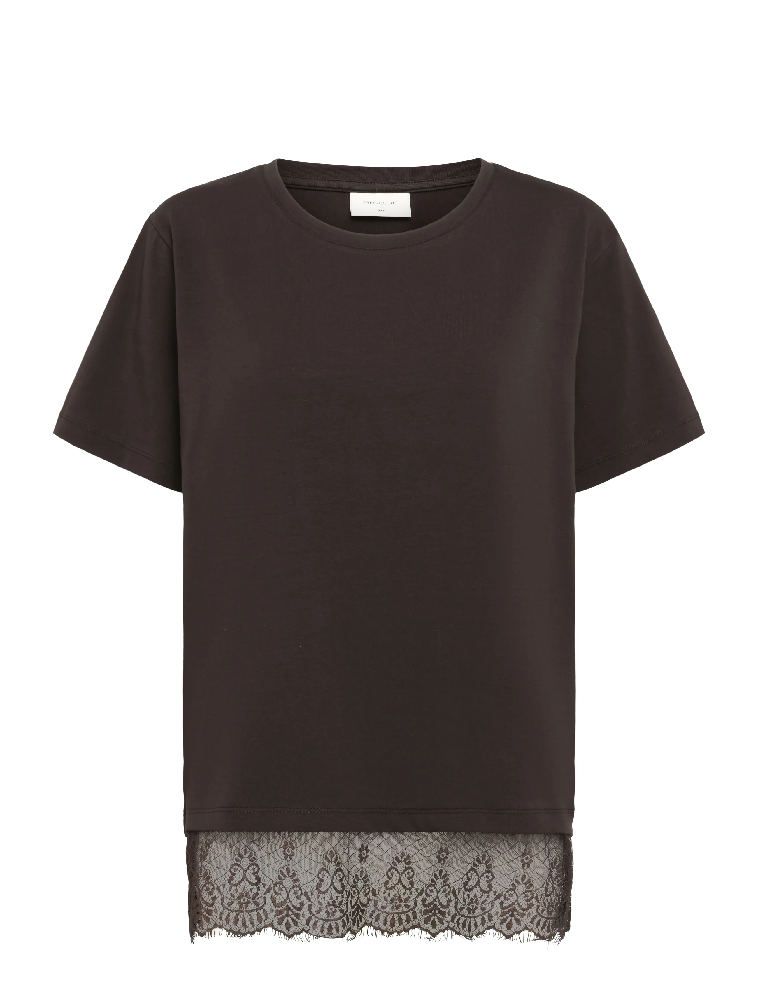 FREE/QUENT Fqsure-Tee Braun - XS - Damen