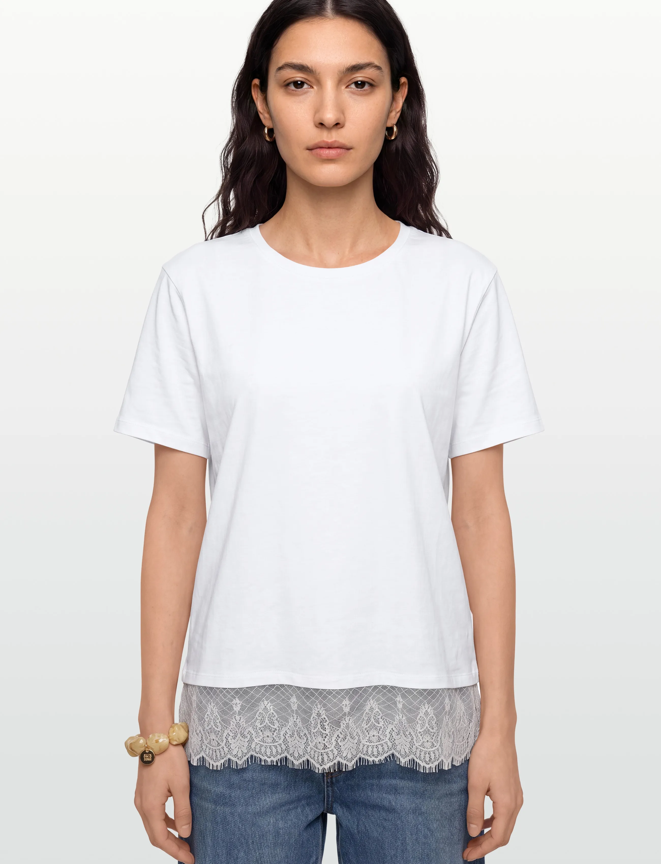 FREE/QUENT - FQSURE-TEE - t-shirts - off-white - 3