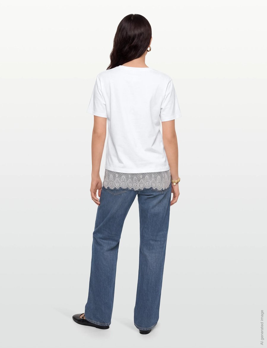 FREE/QUENT - FQSURE-TEE - t-shirts - off-white - 4
