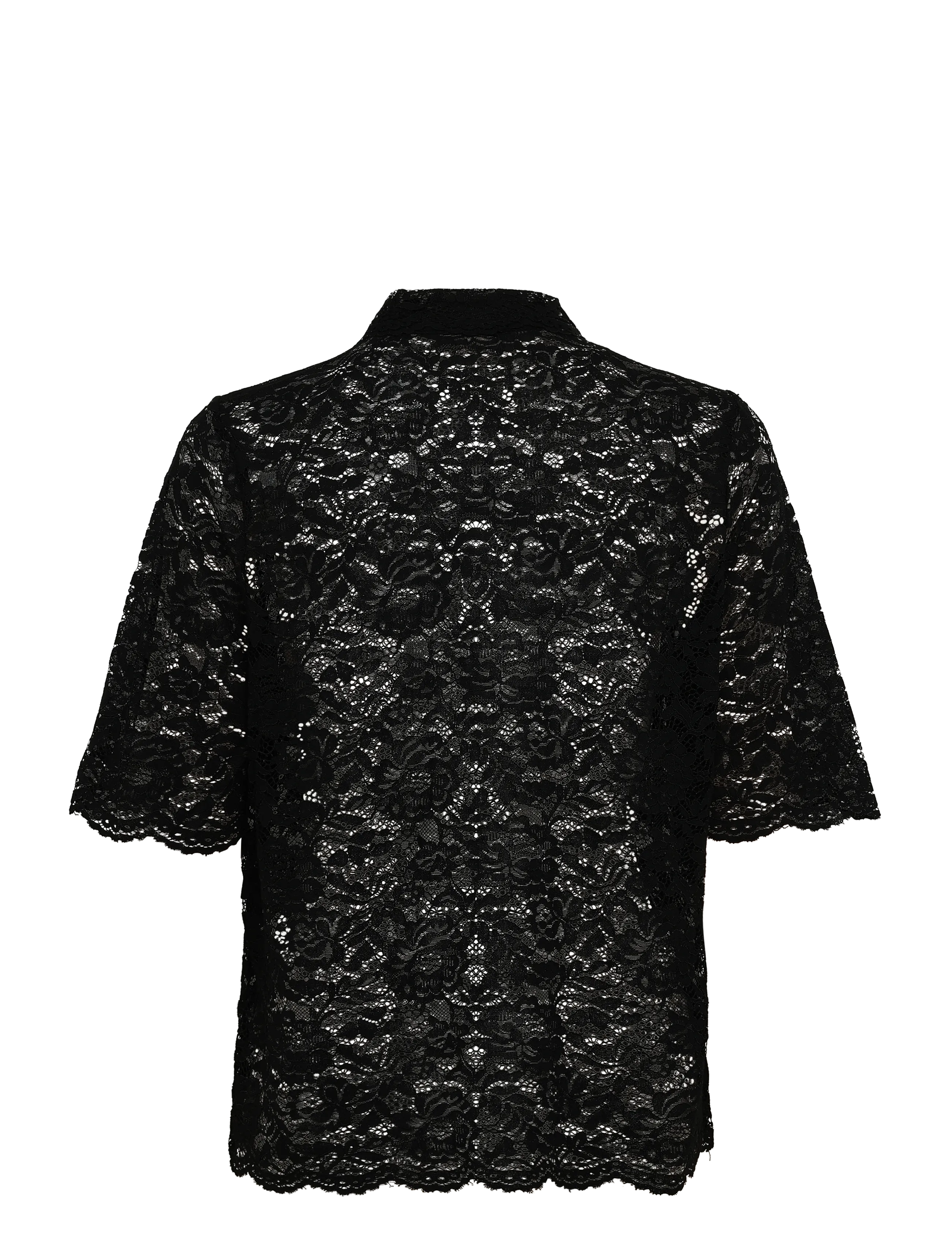 FREE/QUENT - FQLACINA-SHIRT - kurzärmlige hemden - black - 1