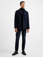French Connection - DB PEACOAT 3 W mr - villased jakid - navy - 3