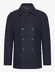 French Connection - DB PEACOAT 3 W mr - villased jakid - navy - 2