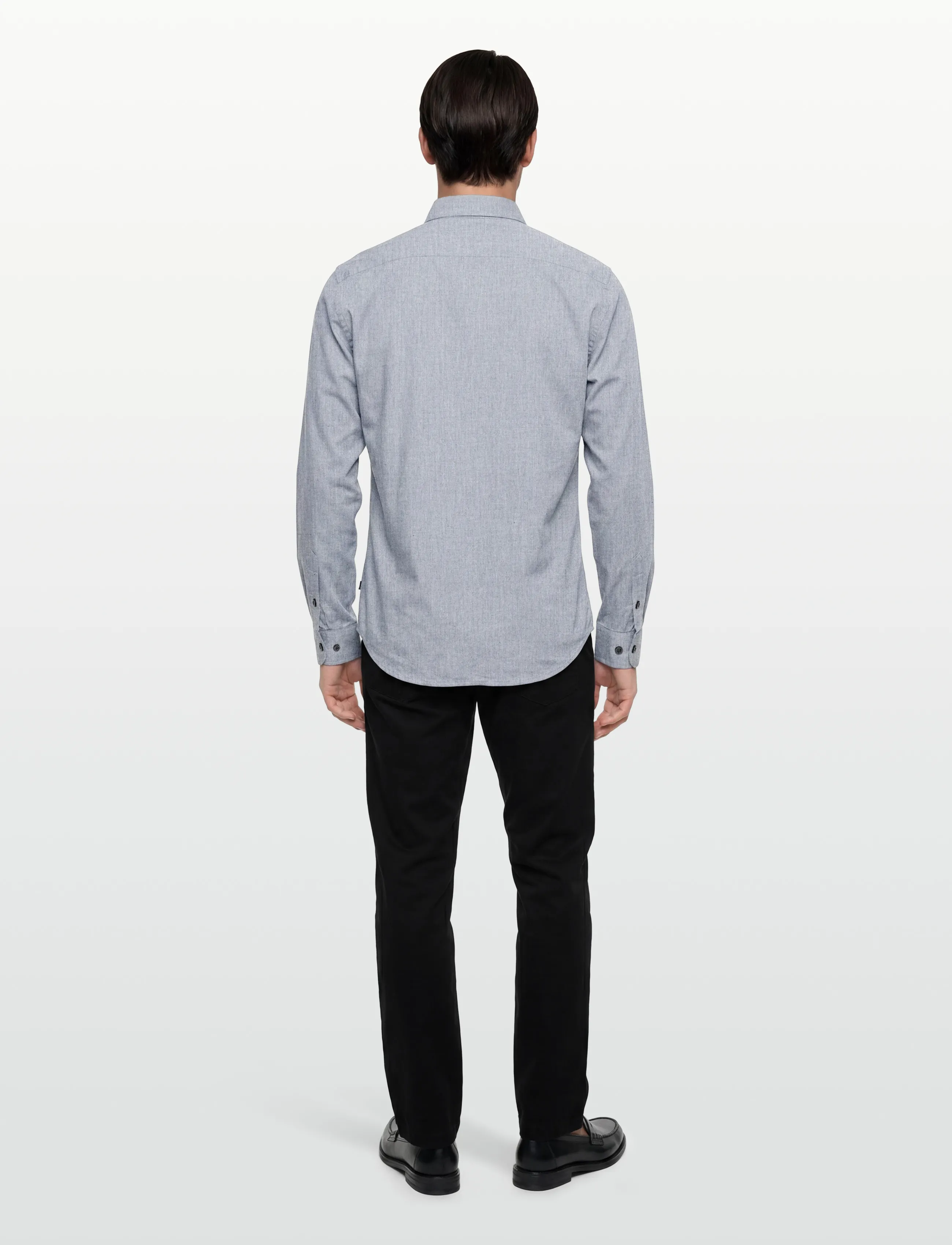 French Connection - OXFORD L/S T MARINE/MARINE - oxford skjorter - marine/marine - 4