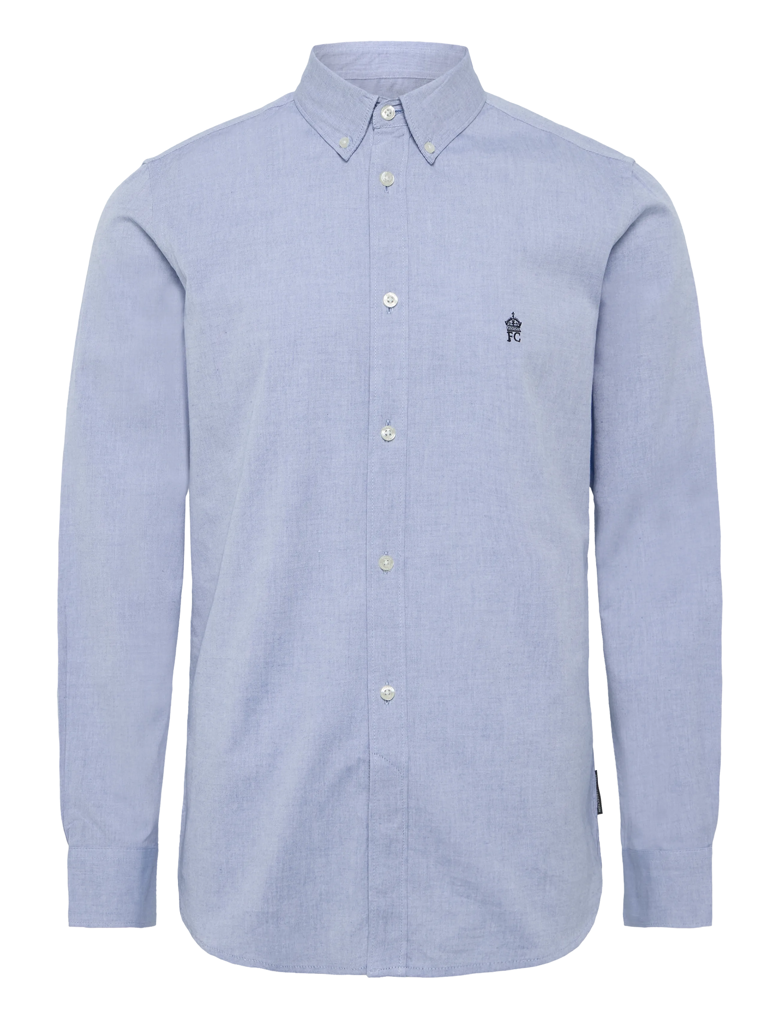 FRENCH CONNECTION Oxford L/S T Marine/Marine Blau - XXL - Herren