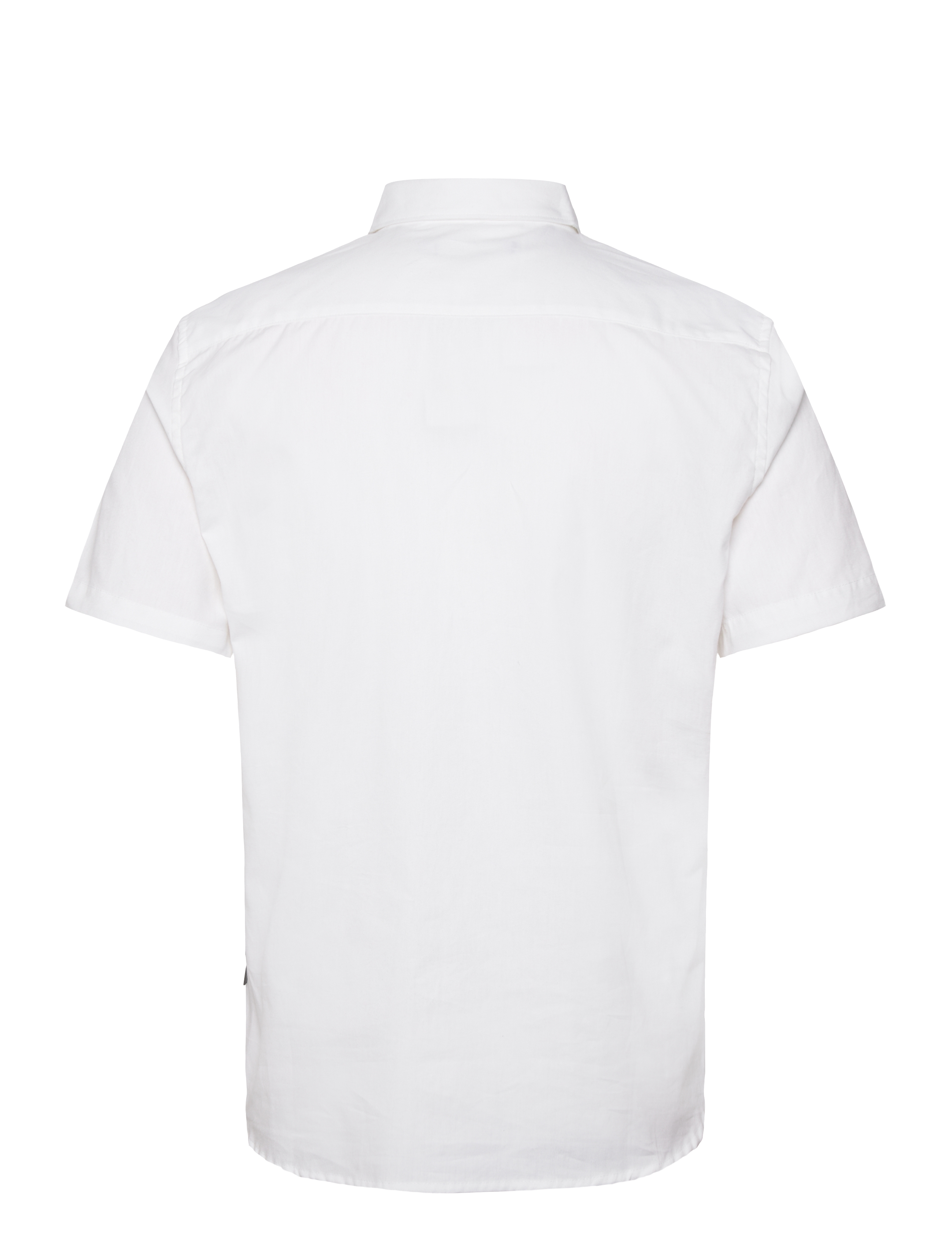 French Connection - OXFORD S/S T SKY/MARINE - oxfordi särgid - white/marine - 1