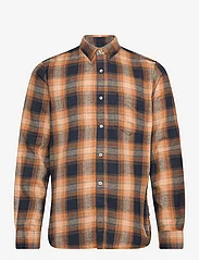 French Connection - CHECKED FLANNEL - ternede skjorter - rust - 0