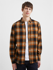 French Connection - CHECKED FLANNEL - languoti marškiniai - rust - 2