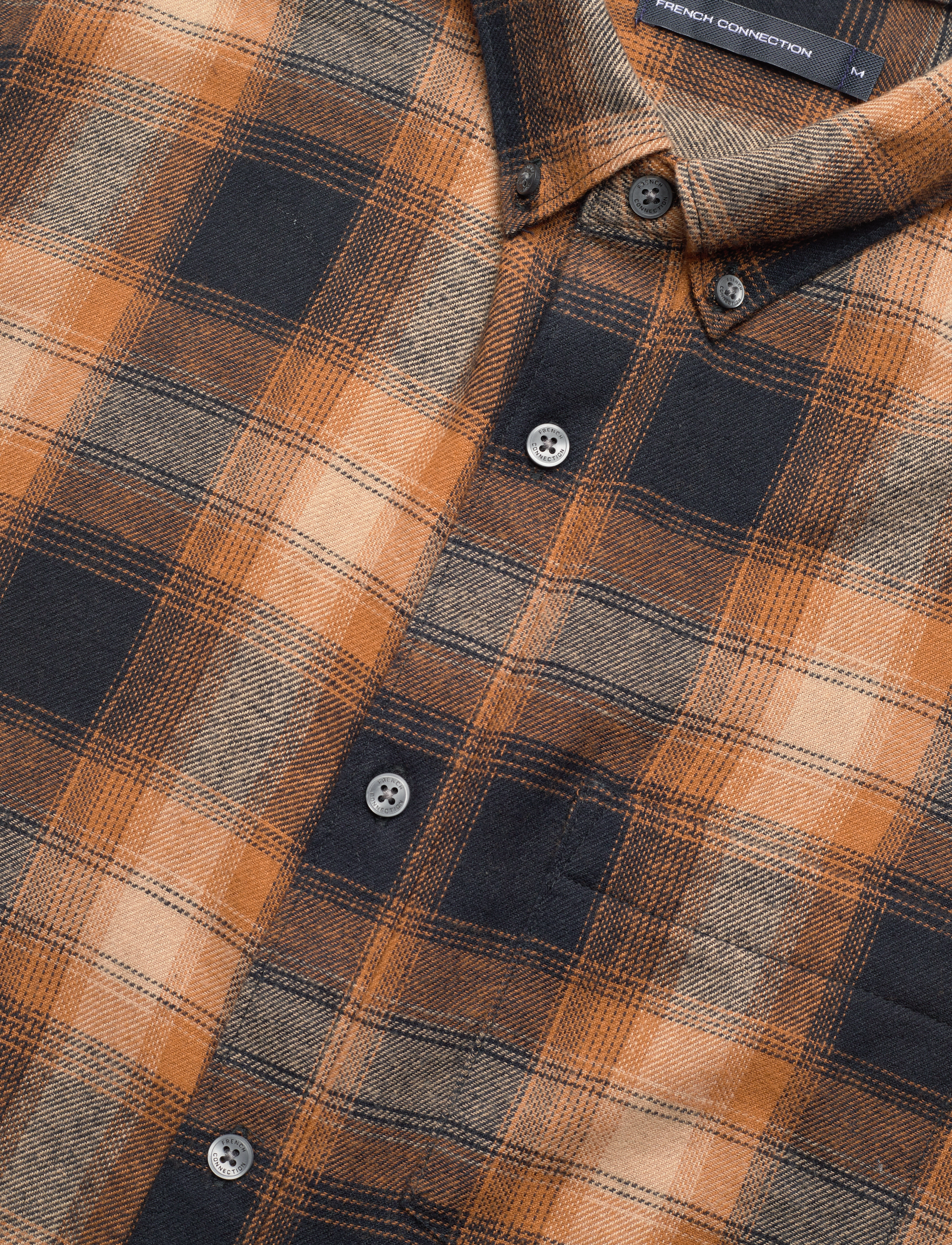 French Connection - CHECKED FLANNEL - rust - 5