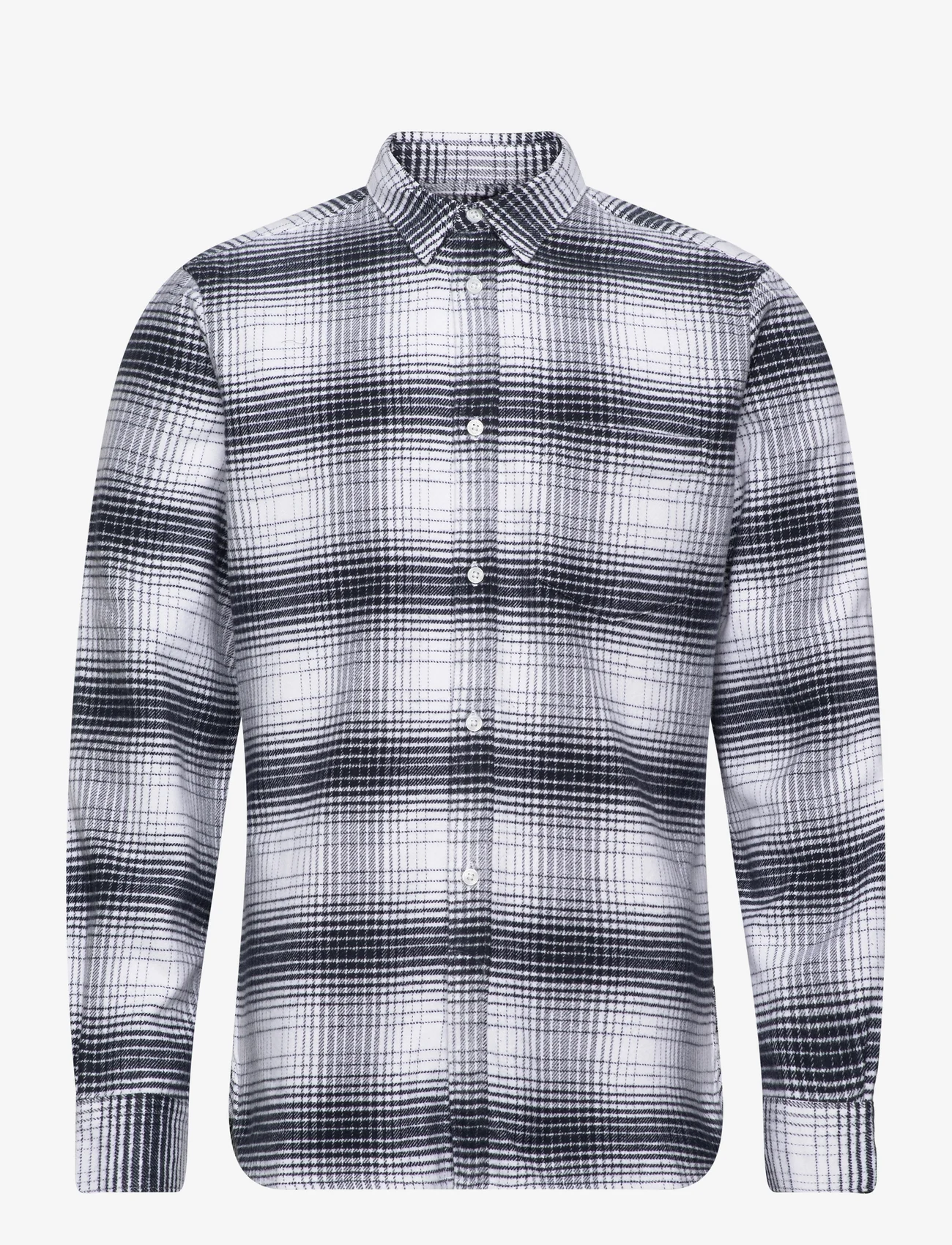 French Connection - SHADOW CHECK - checkered shirts - dark navy - 0