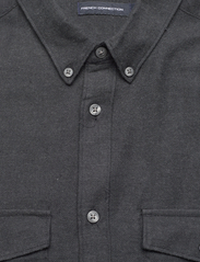 French Connection - 2 POCKET FLANNEL LS mr - tavalised t-särgid - charcoal mel - 5