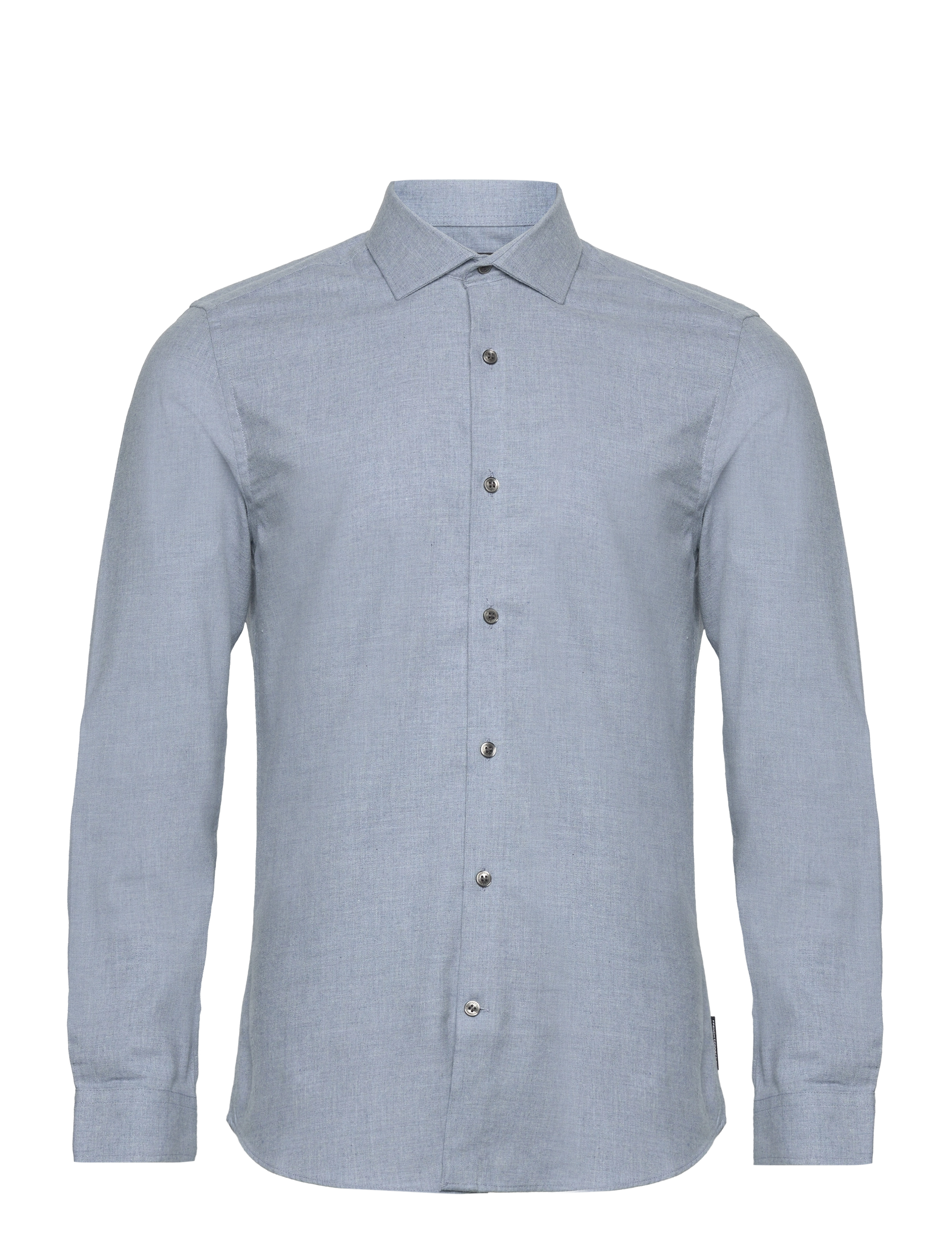 BRUSHED MELANGE LS - LGT BLUE