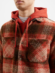 French Connection - HEAVY CHECK OVERSHIRT - vyrams - rust - 3