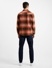 French Connection - HEAVY CHECK OVERSHIRT - men - rust - 4