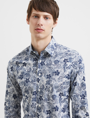French Connection - PREM FLORAL - business shirts - navy - 2