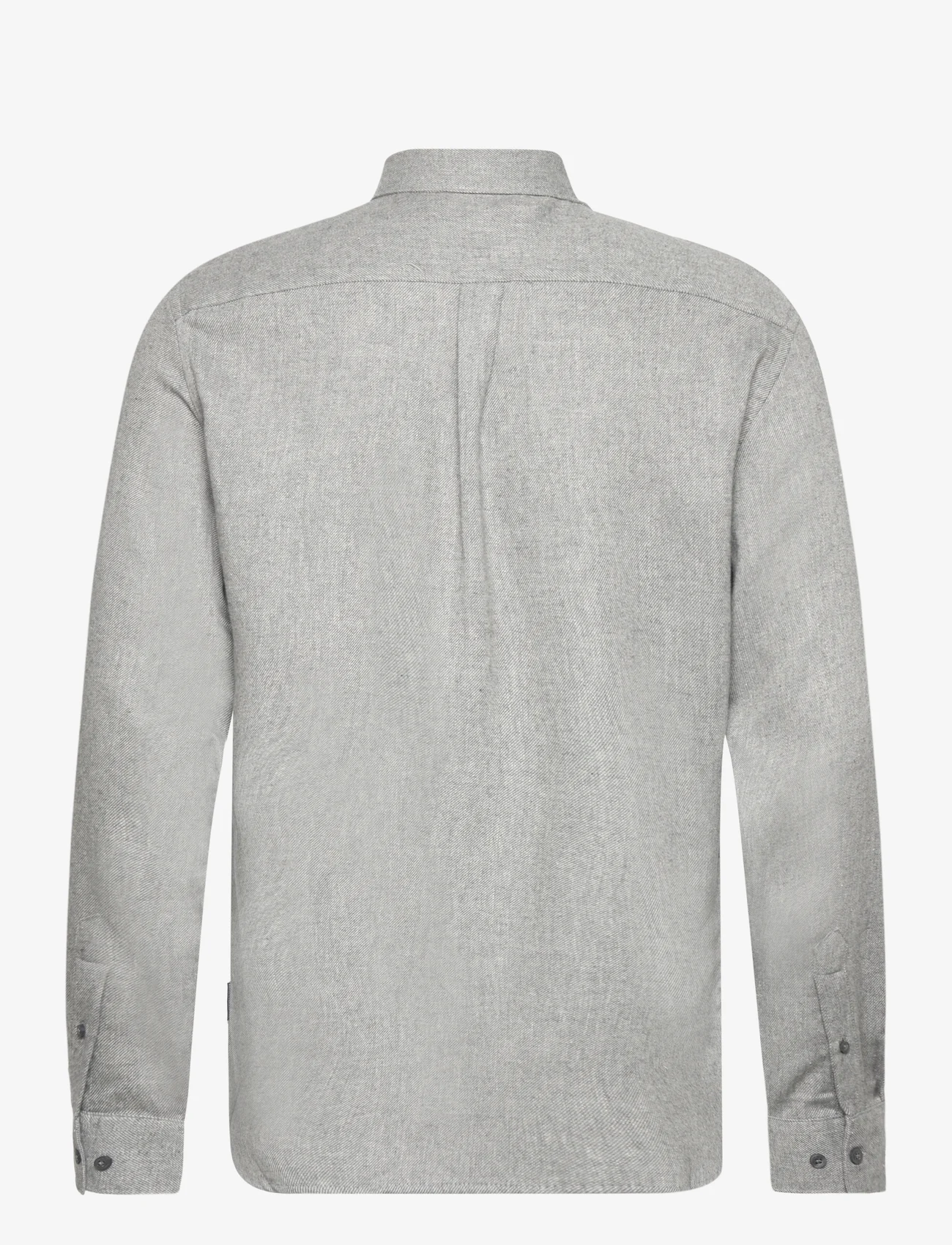 French Connection - FLANNEL LS mr - laisvalaikio marškiniai - lgt grey mel - 1