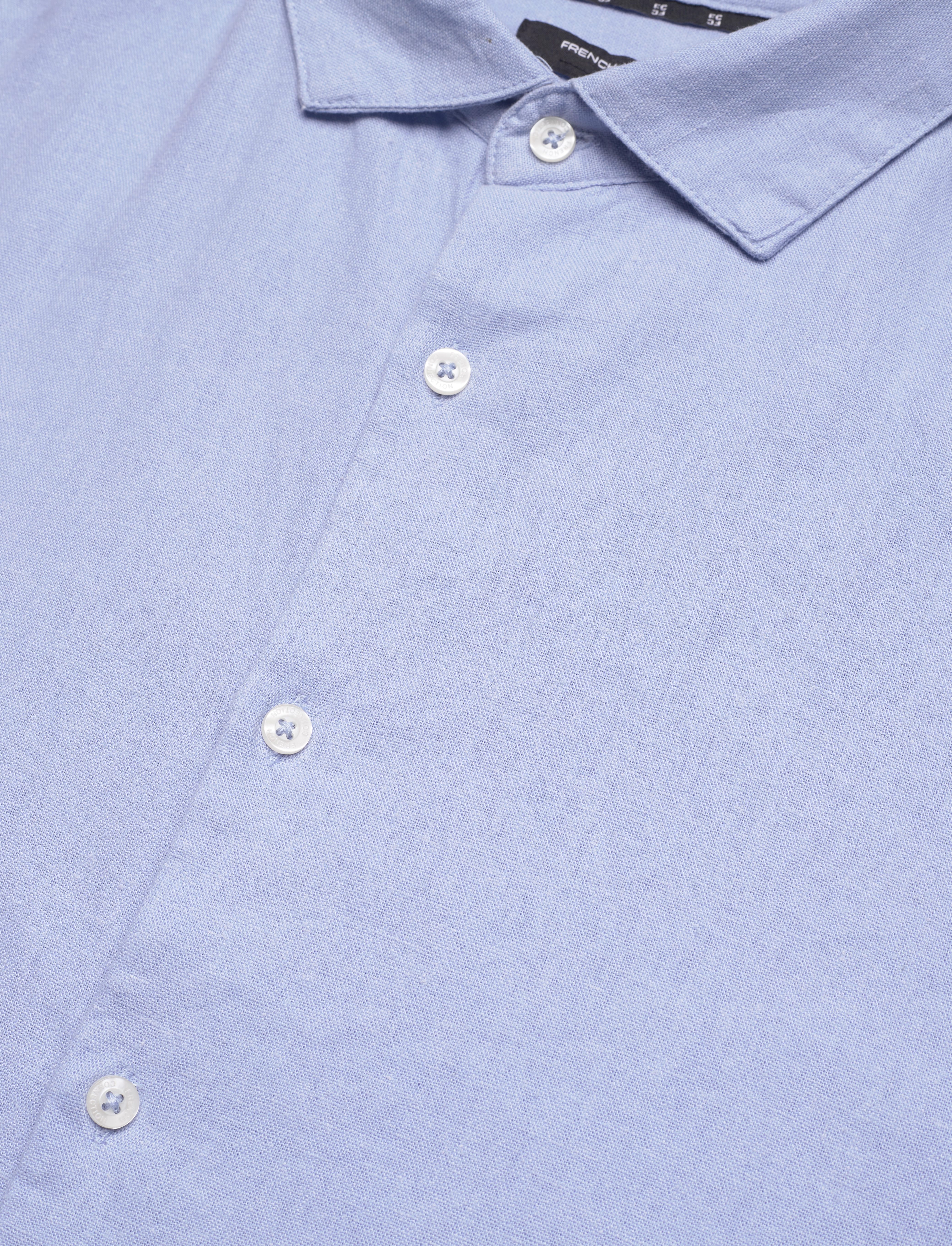 French Connection - LONG SLEEVE LINEN SHIRT - light blue - 3