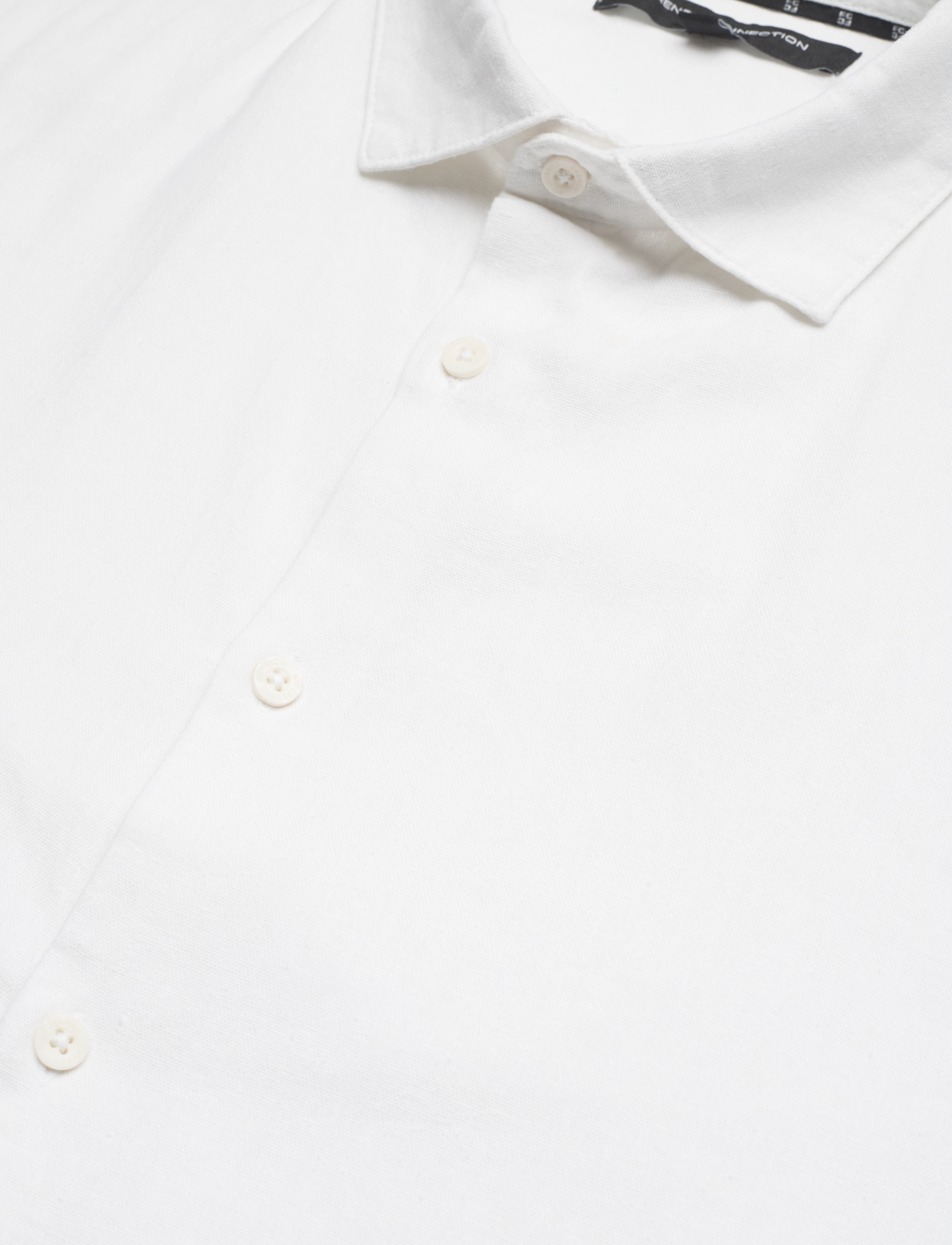 French Connection - LONG SLEEVE LINEN SHIRT - white - 3