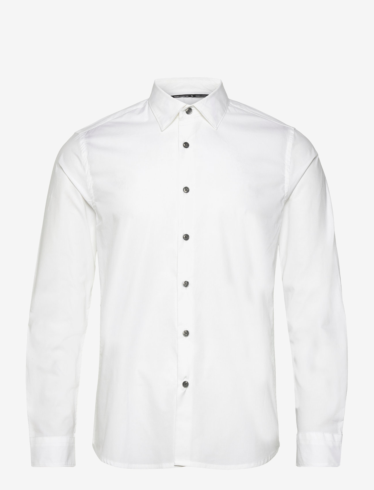 French Connection - LS STRETCH POPLIN SHIRT - white - 0