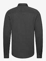 French Connection - LONG SLEEVE PIQUE JERSEY SHIRT - casual shirts - charcoal mel - 1