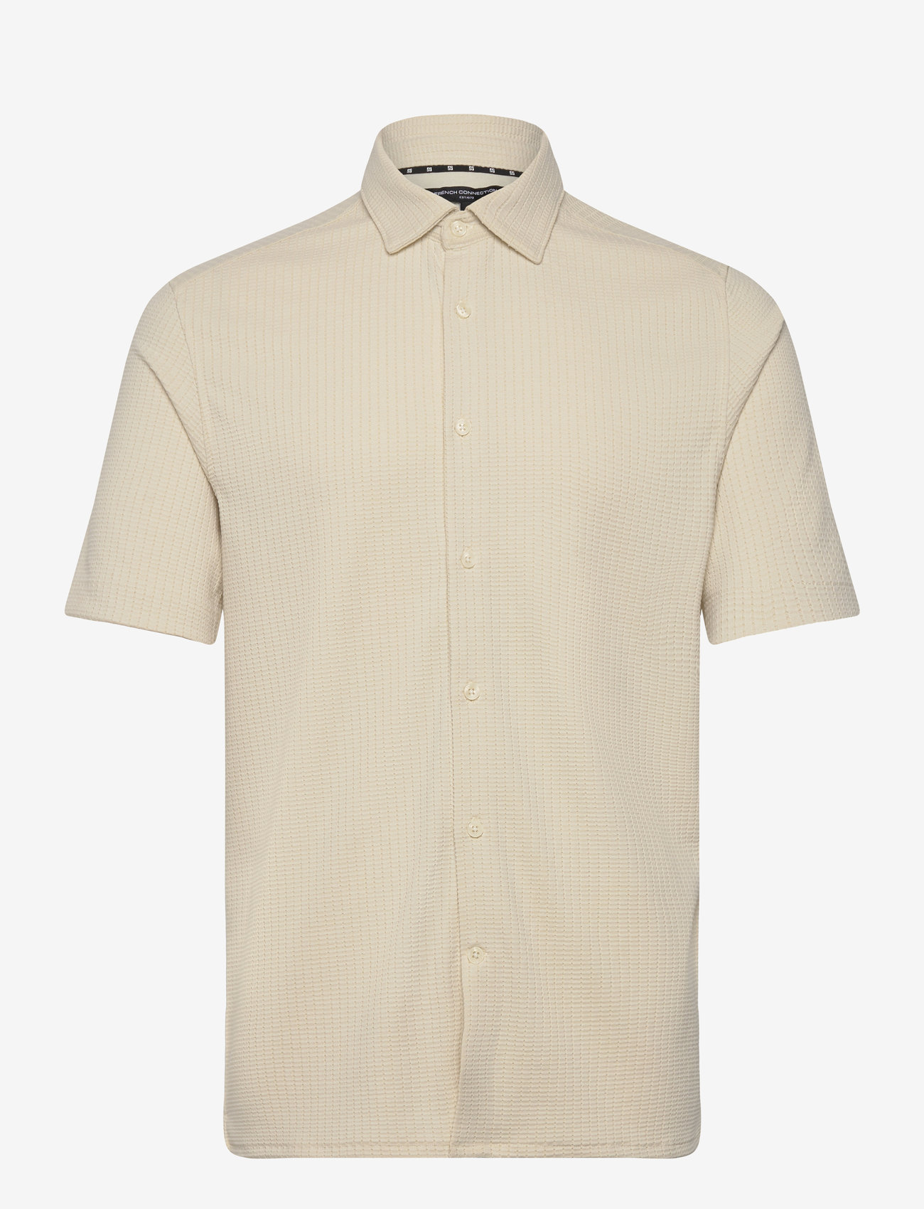 French Connection - LADDER TEXTURE JERSEY SHIRT - ecru - 1