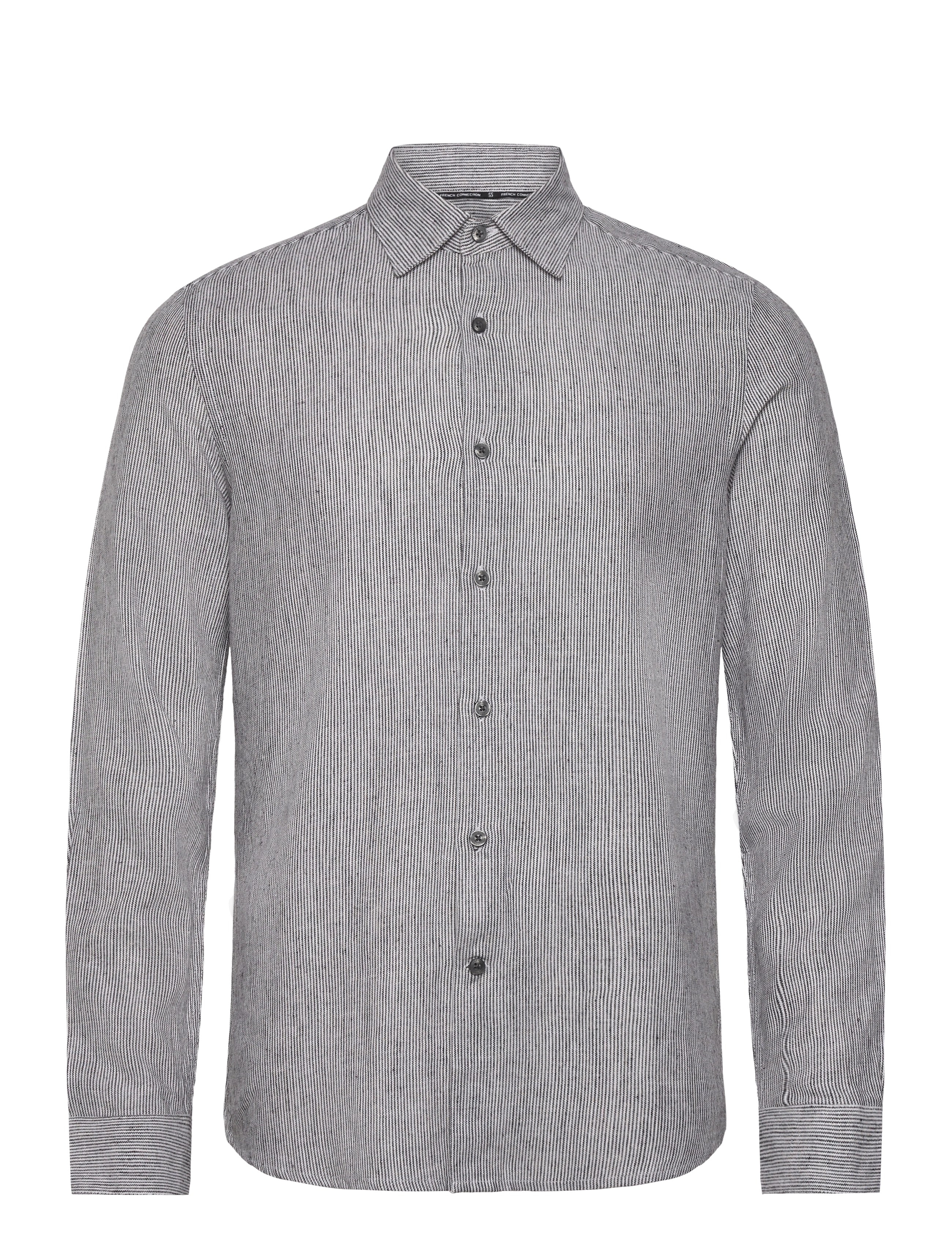 French Connection - TONAL STRIPE SHIRT - black/white - 1