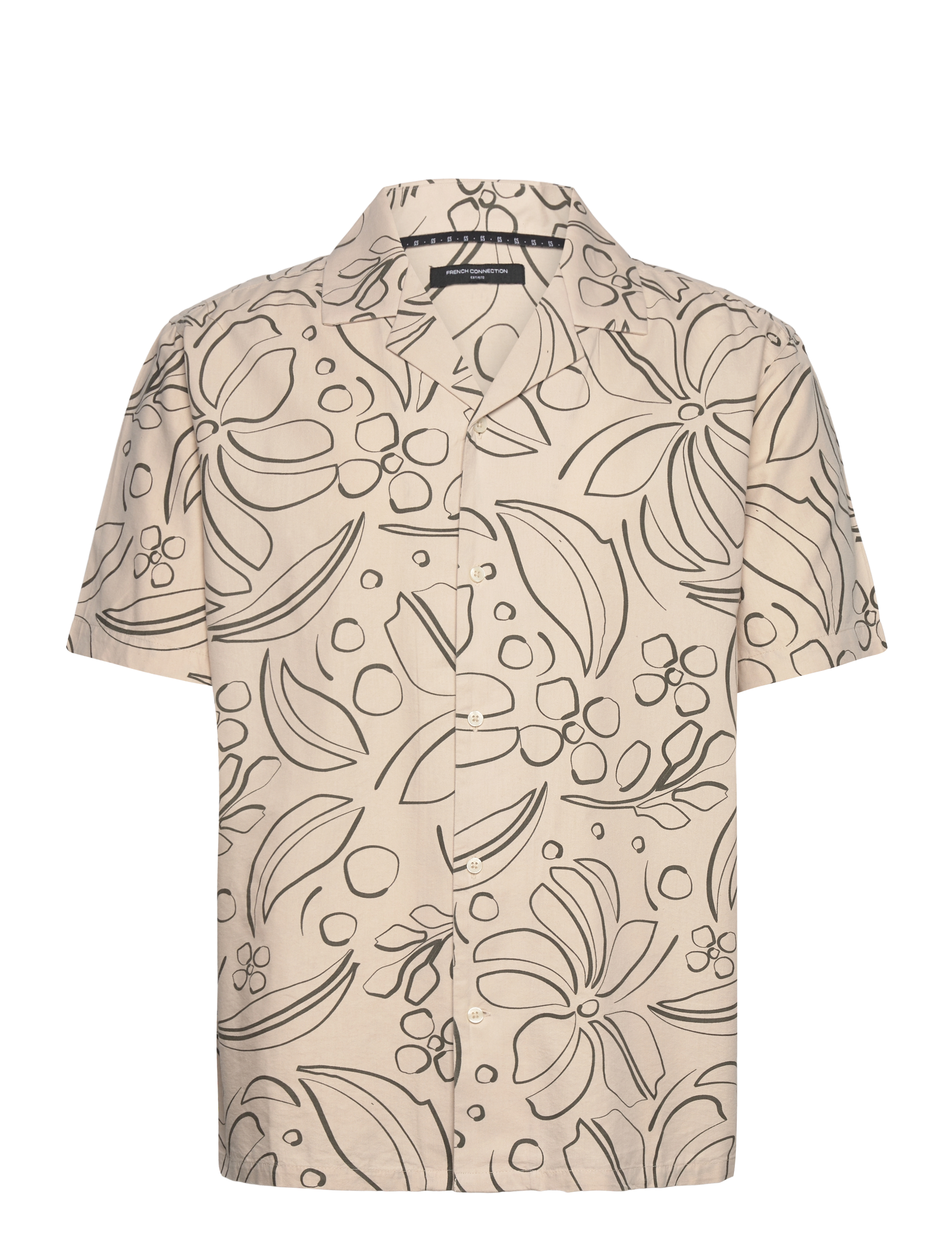 FRENCH CONNECTION Floral Revere Beige - M - Herren