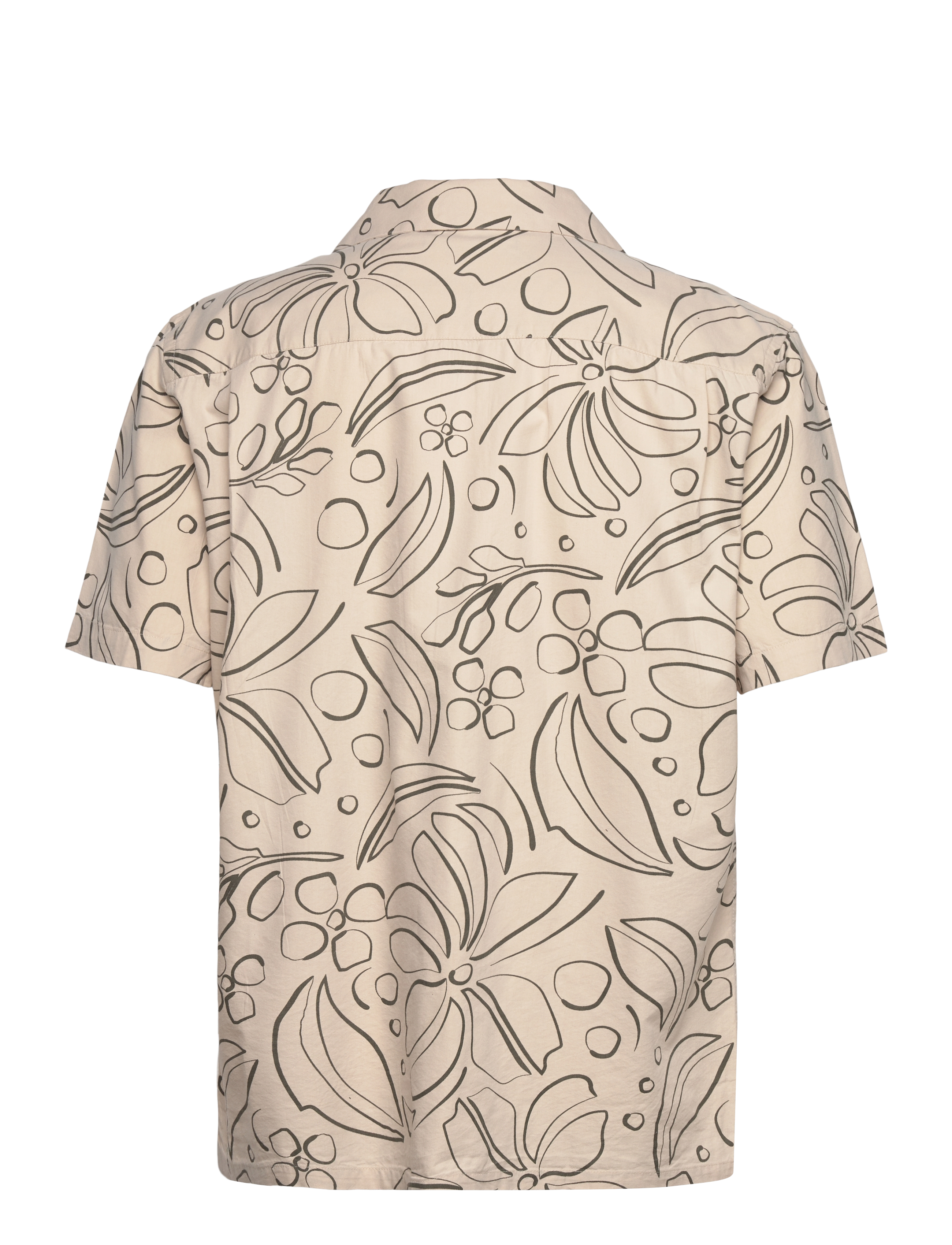 French Connection - FLORAL REVERE - kortærmede skjorter - stone/khaki - 2