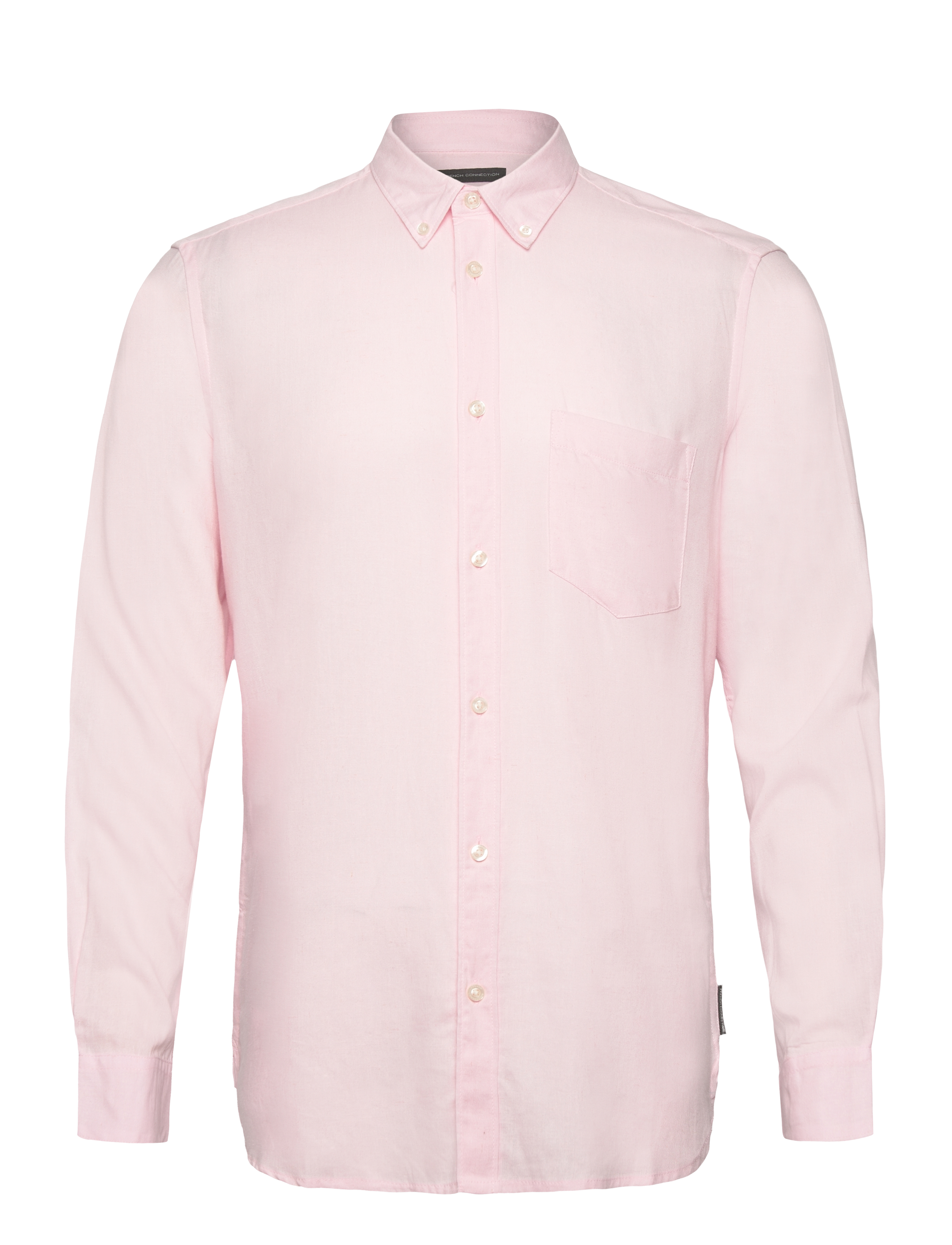 French Connection LINEN 22 L/S TRIM - French Connection - SOFT PINK / pink/rose