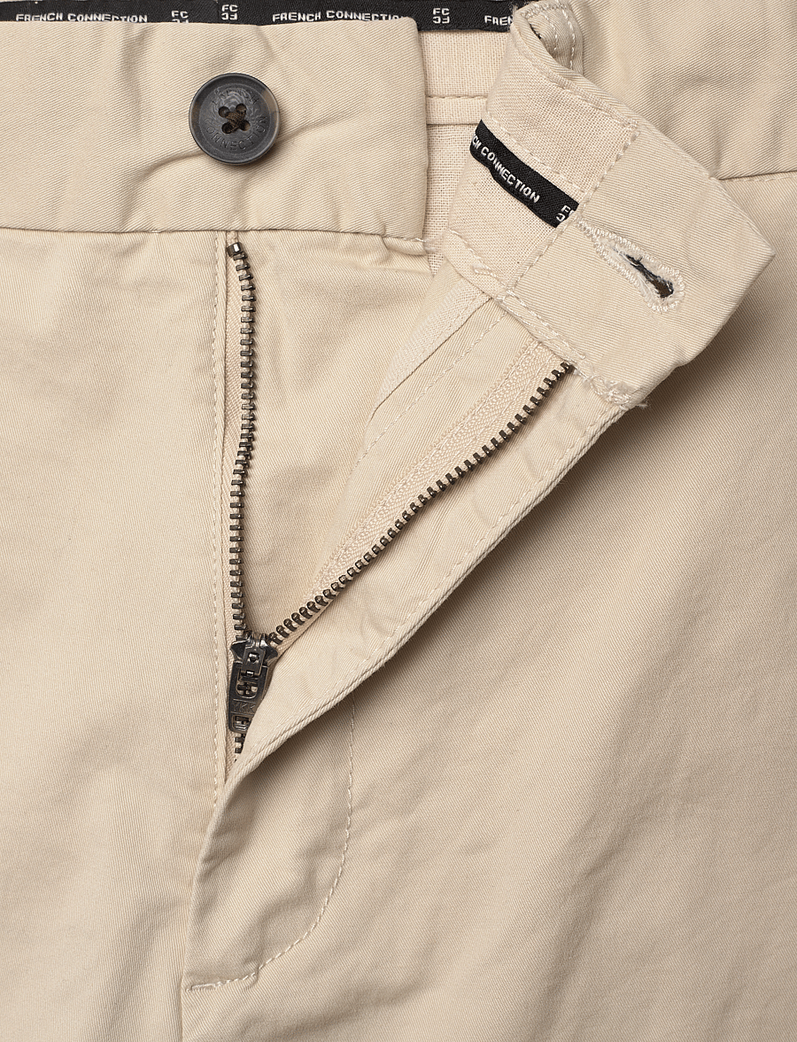 French Connection - STRETCH CHINO TROUSER - chino-püksid - stone - 4
