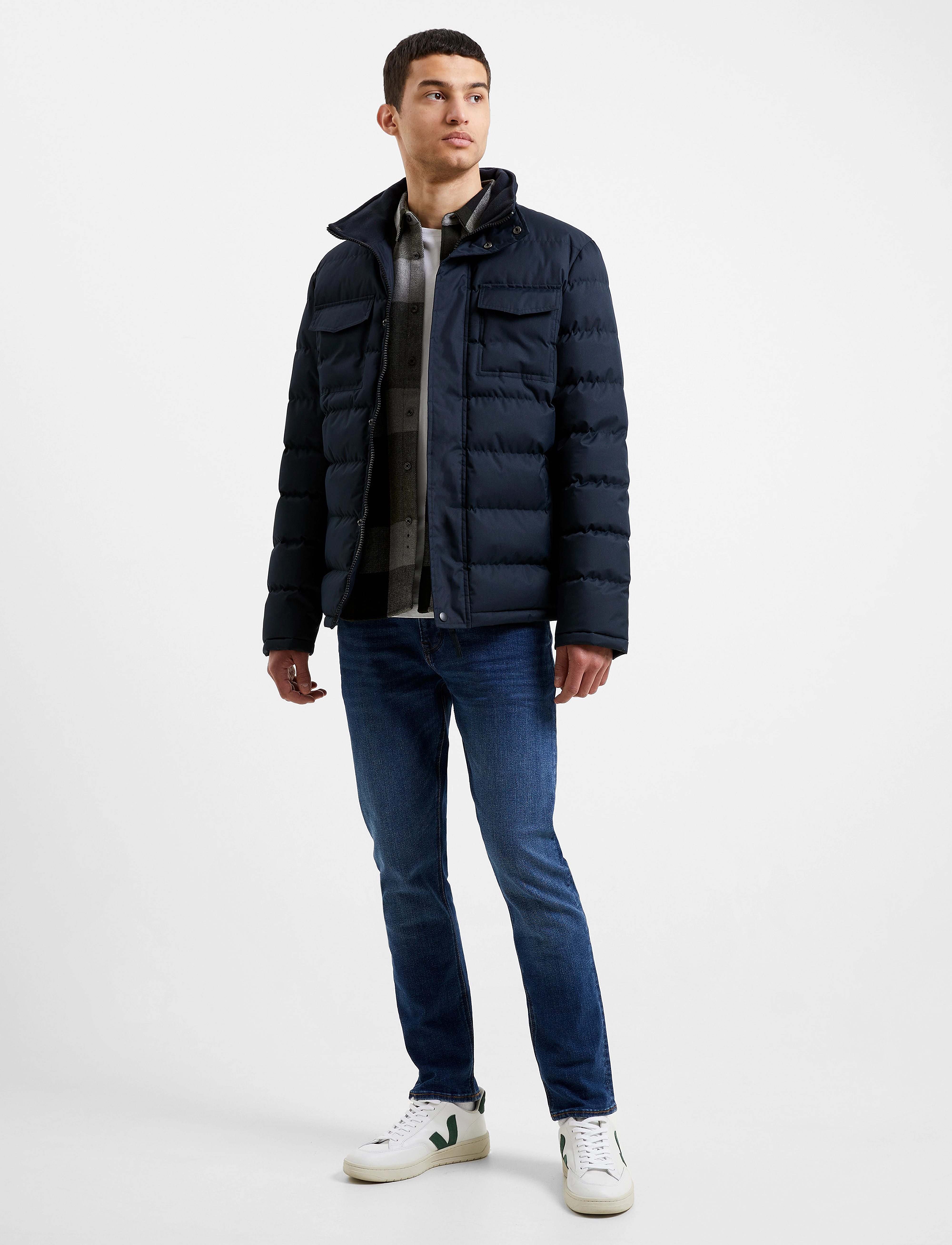French Connection - 2 POCKET ROW FUNNEL - dark navy - 2