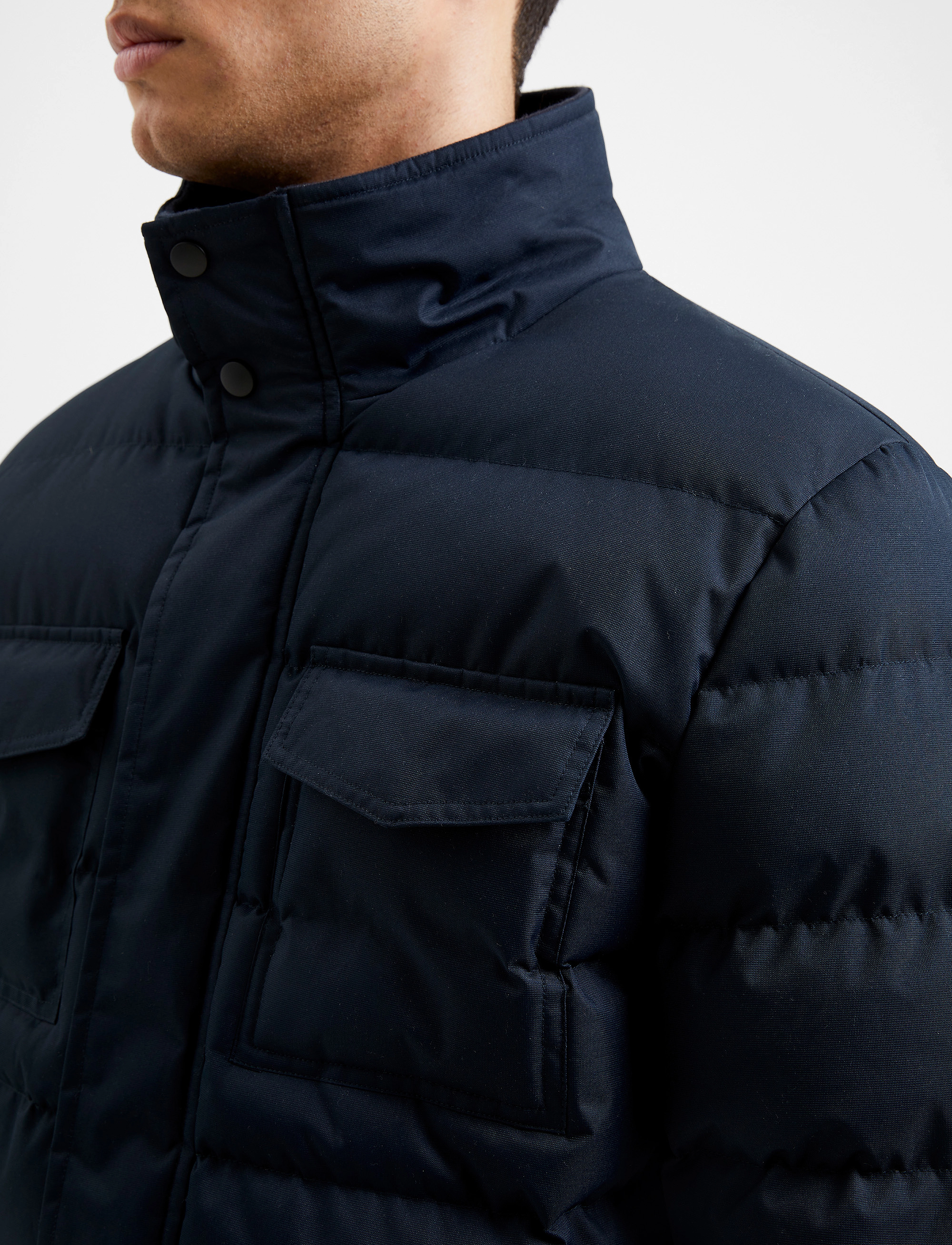 French Connection - 2 POCKET ROW FUNNEL - dark navy - 3