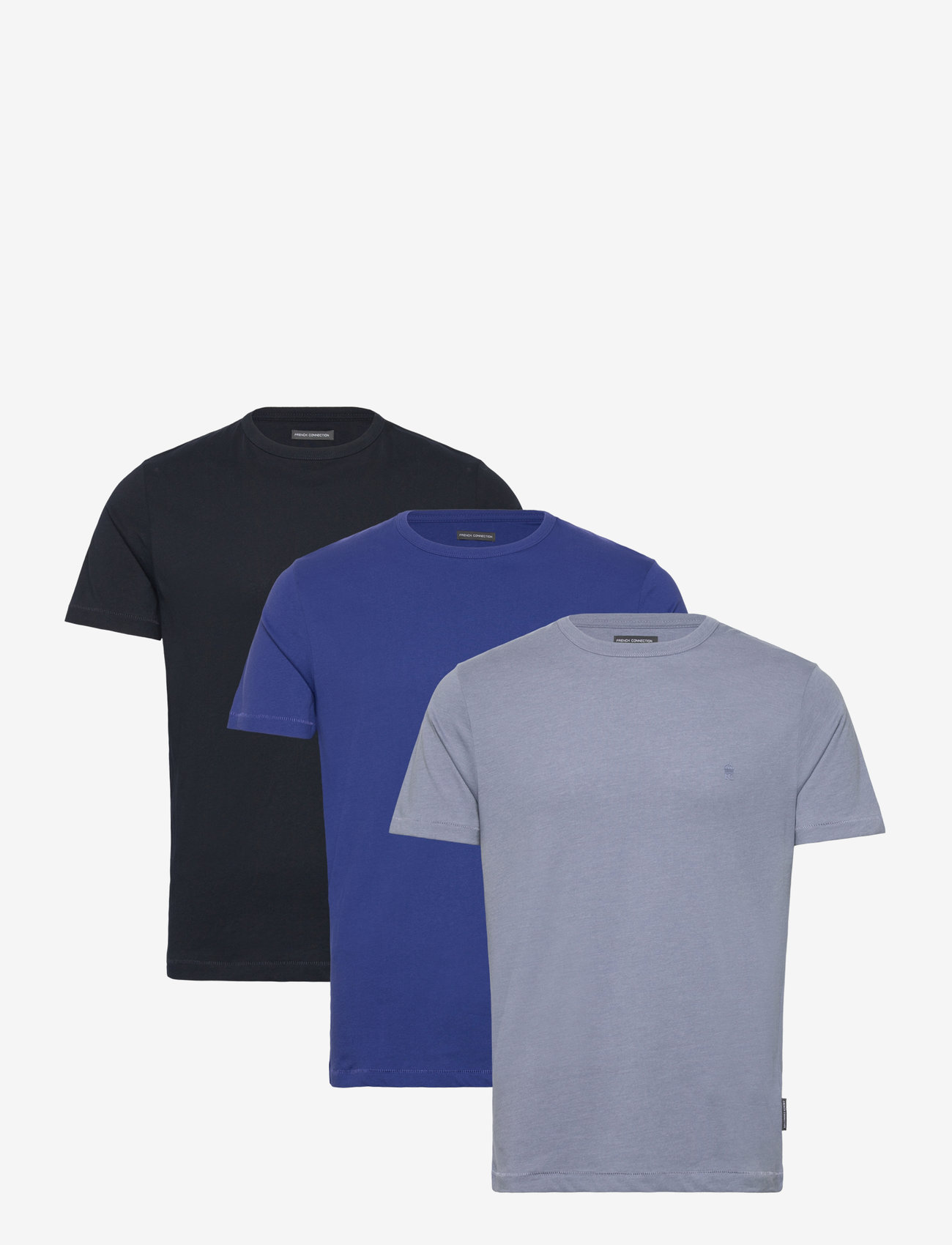 French Connection - 3 PACK CREW - herbstliche kleidung - multi 7 - 0