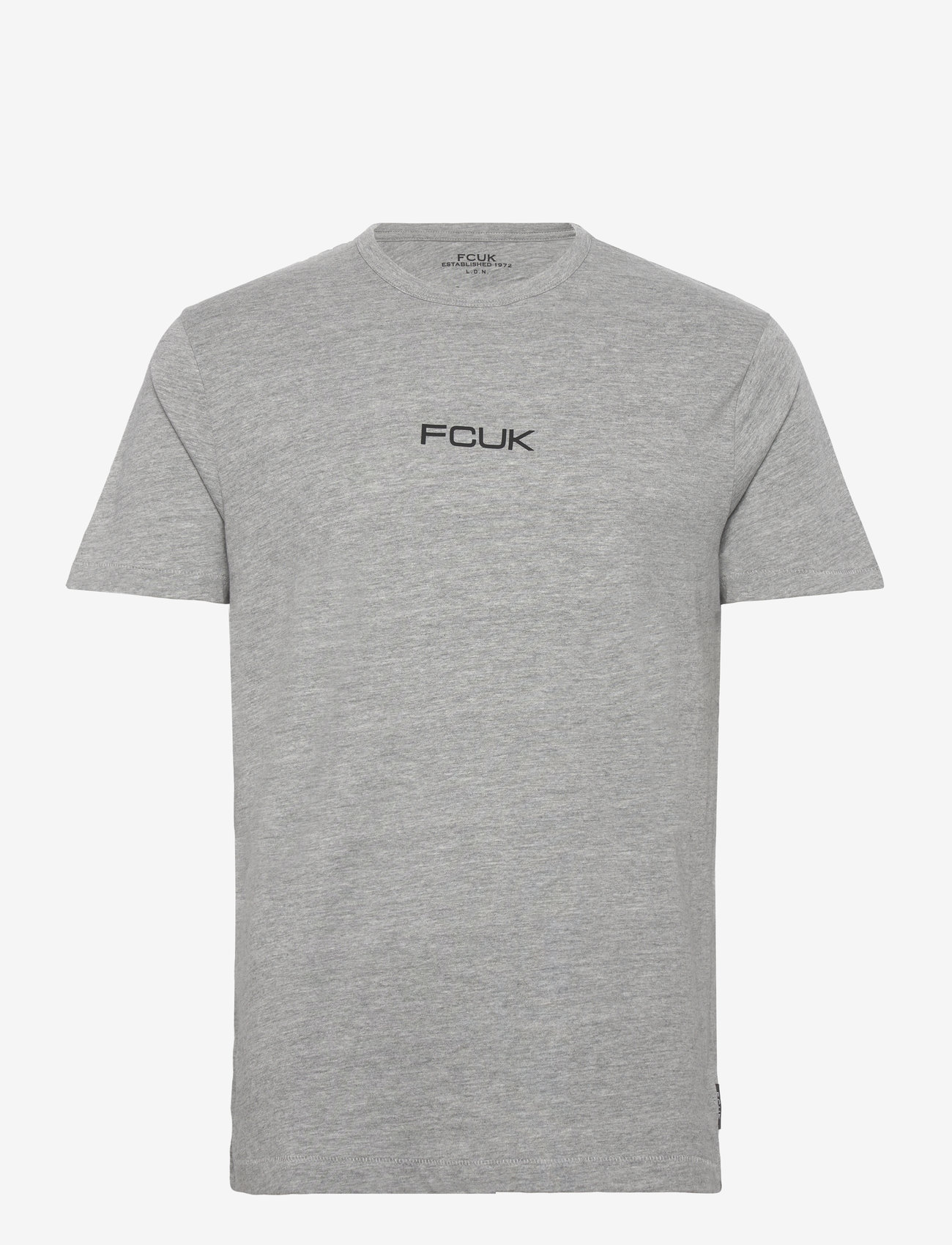 French Connection - FCUK STACK - lgt grey mel/black - 0