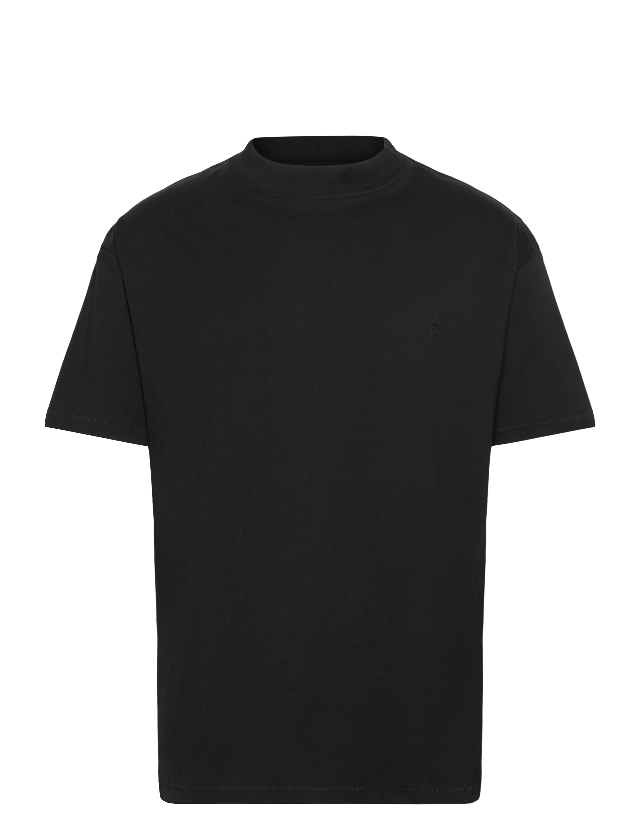 French Connection CREW OVERSIZE SUPER HV (002) - Kleidung - BLACK / black
